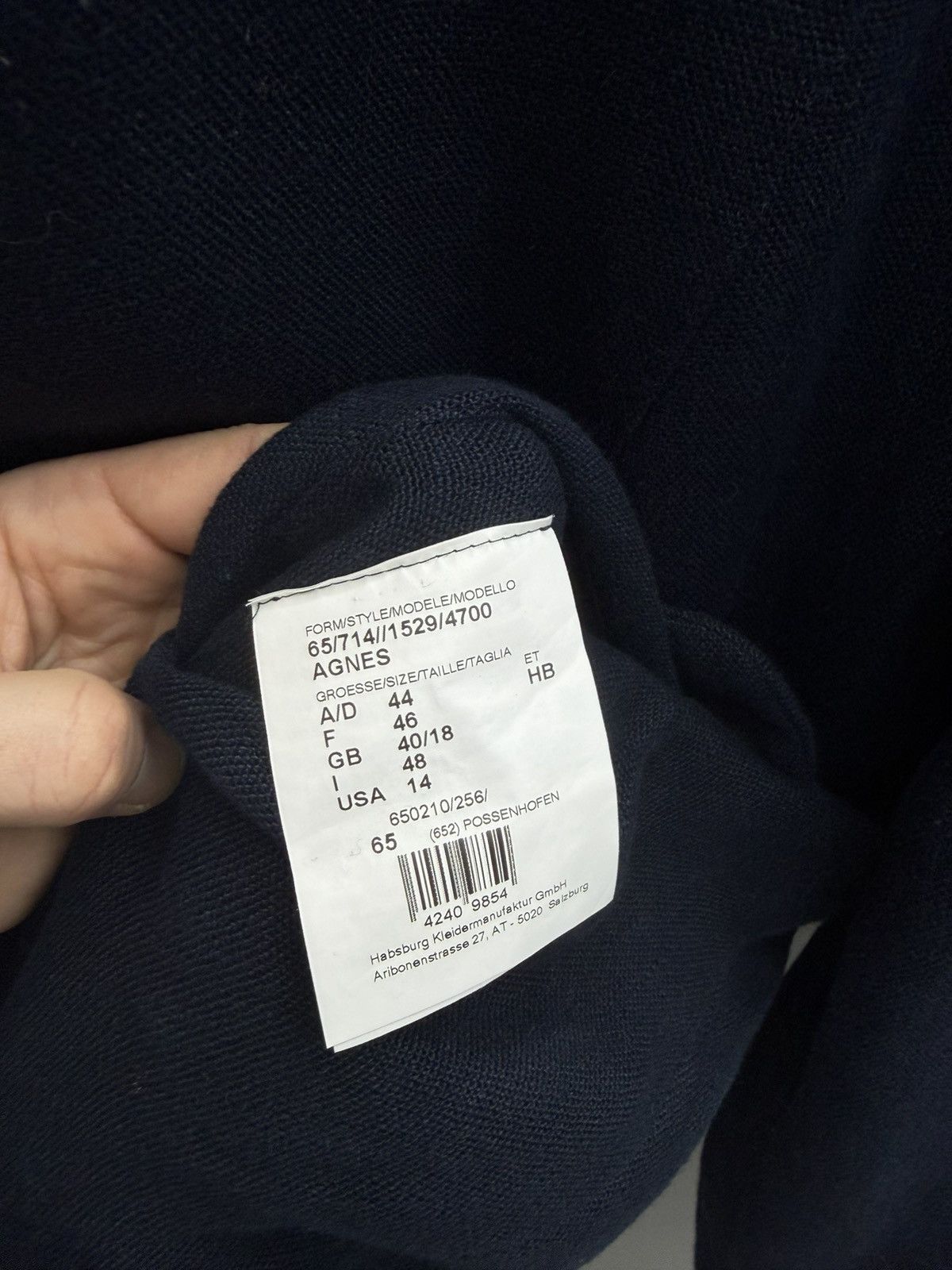 Other Habsburg Kleider Manufactur Linen Blazer Jacket Size XL / US 12-14 / IT 48-50 - 10 Thumbnail