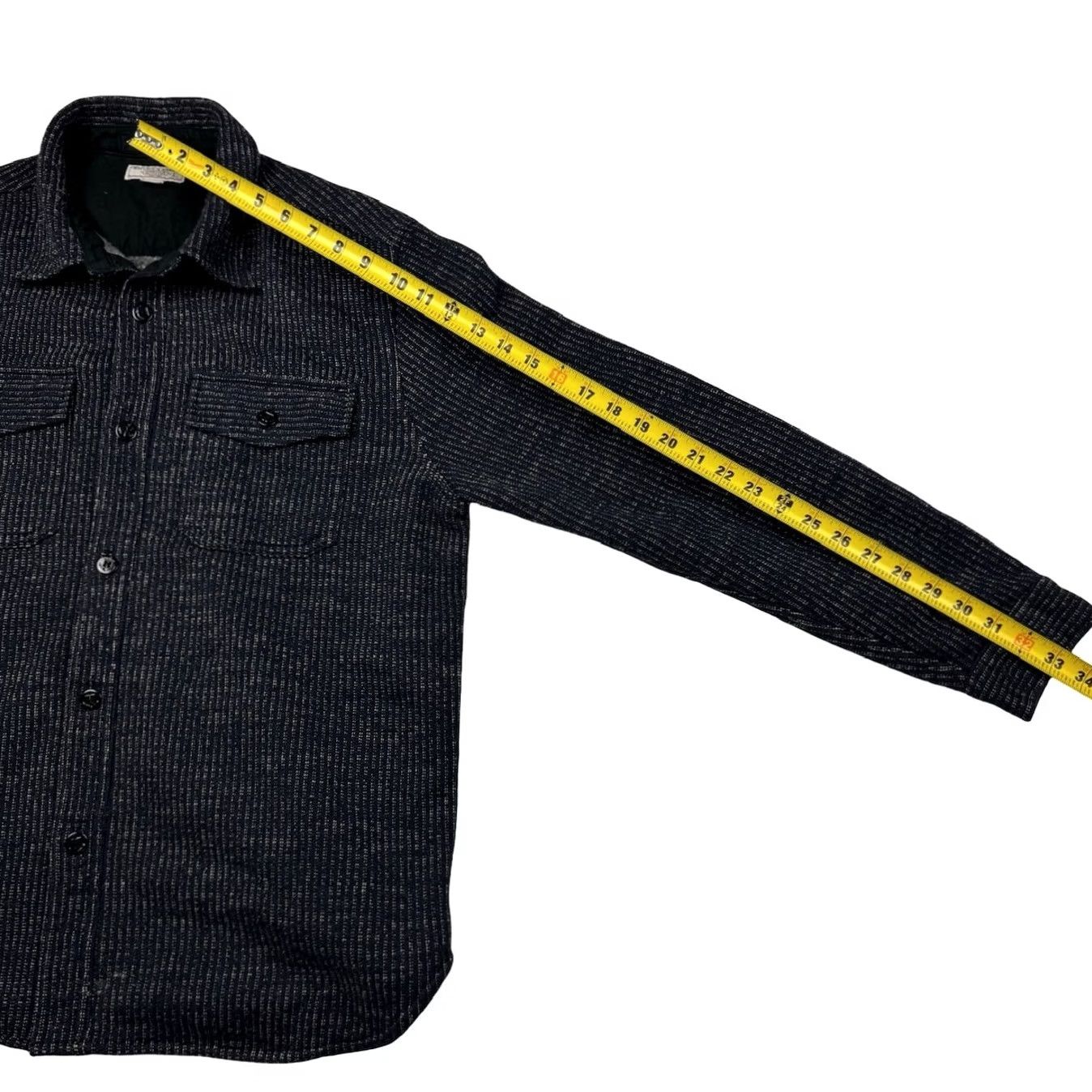 Wallace & Barnes Wallace & Barnes Men's Button Shacket Blue Lined Large Button Size US L / EU 52-54 / 3 - 7 Thumbnail