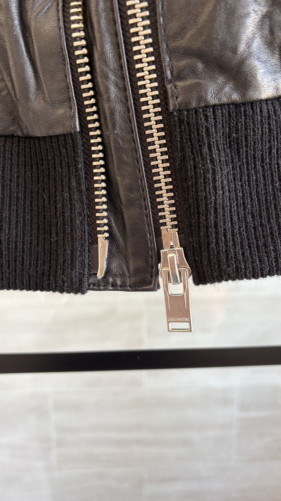 Zadig & Voltaire Zadig & Voltaire 2013 sample Larson Crinkle Leather bomber Size US M / EU 48-50 / 2 - 3 Thumbnail