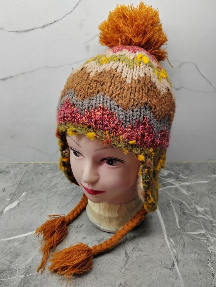 Japanese Brand Vintage Unknown Japanese Wool Beanie Snowcap Size ONE SIZE - 3 Thumbnail