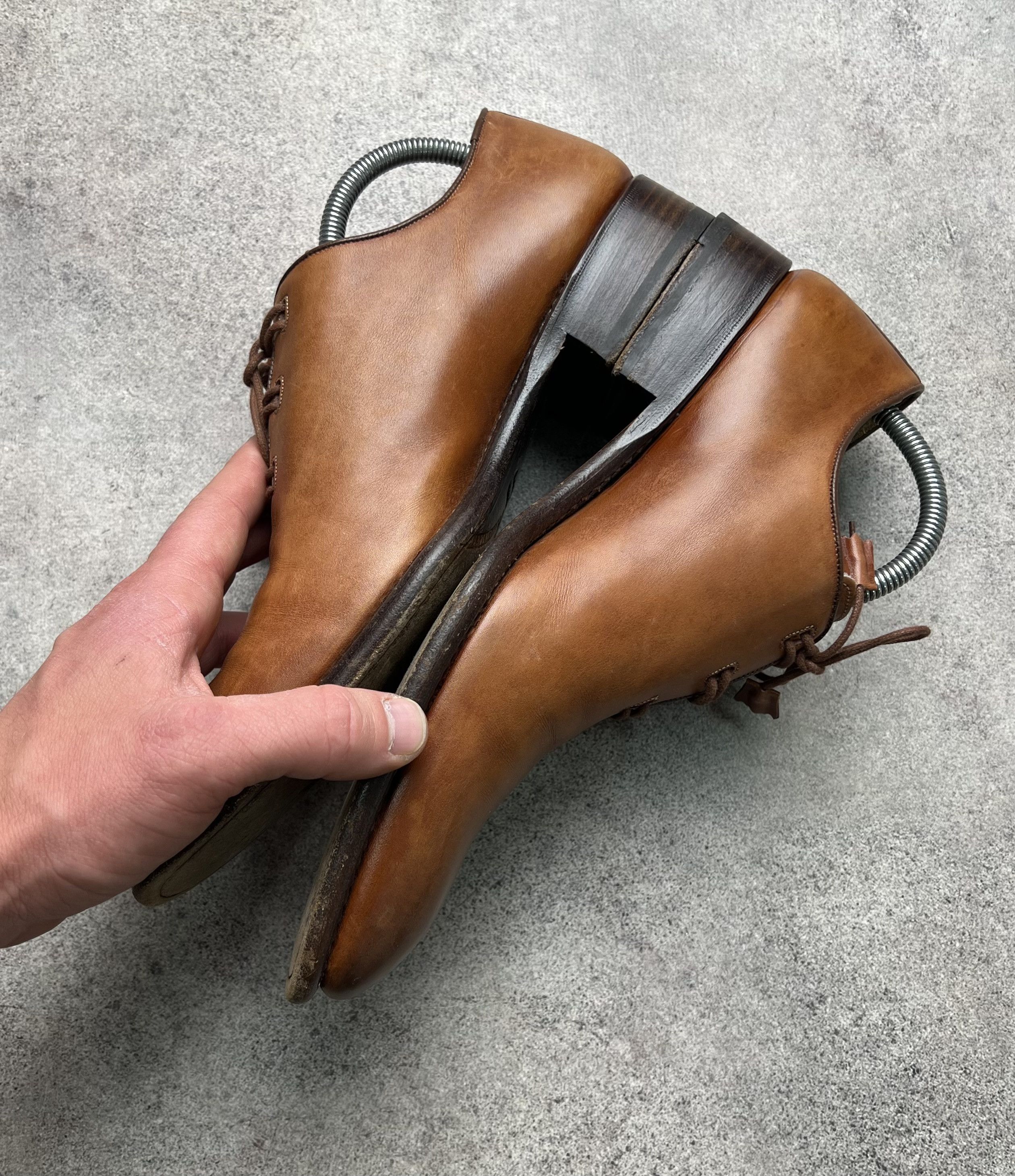 Firenze Harris Firenze 1913 antique italian leather shoes Size US 7.5 / EU 40-41 - 8 Thumbnail