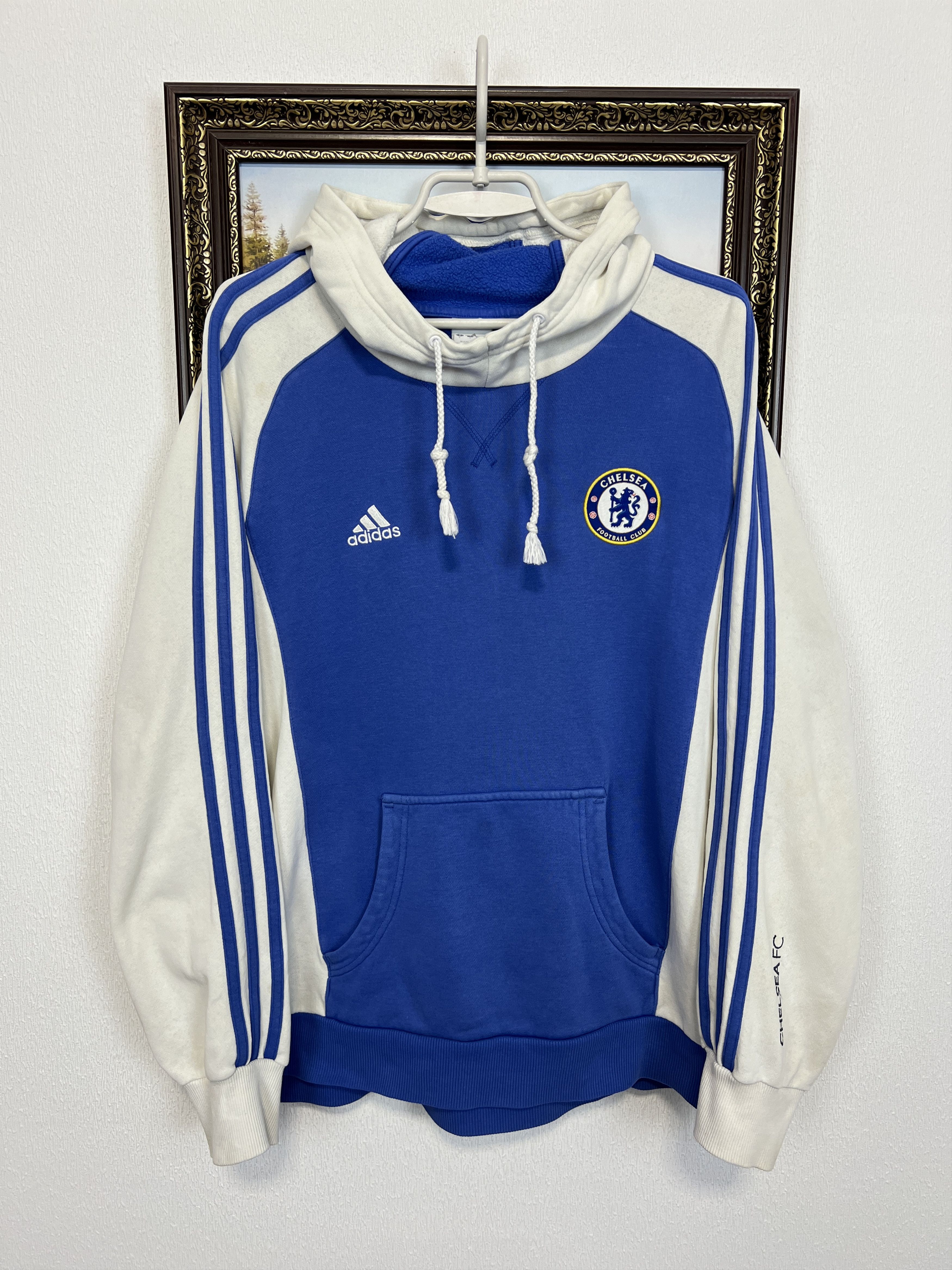 Adidas Vintage Chelsea Football Jacket Soccer Track Top Hoodie Size US S / EU 44-46 / 1 - 1 Thumbnail