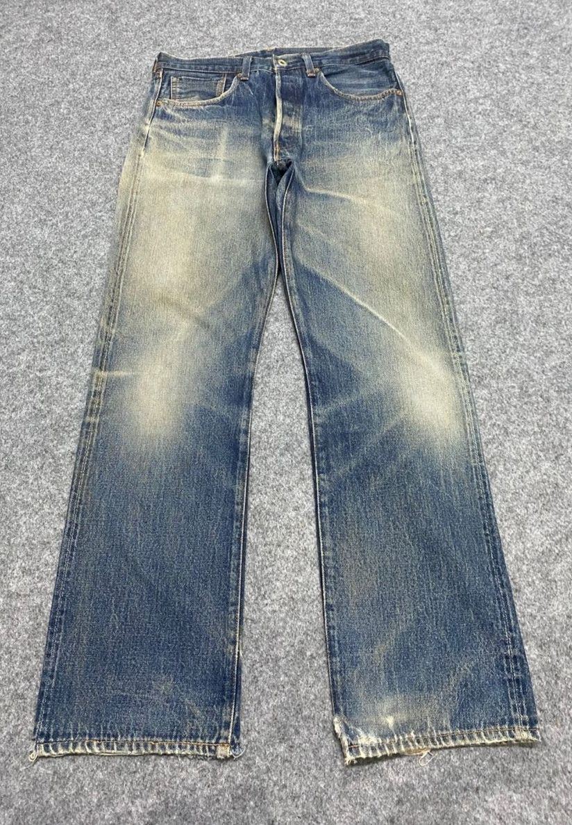 Kapital Vintage Levis 501xx Ww2 Selvedge Redline Distressed Denim Size US 30 / EU 46 - 2 Thumbnail