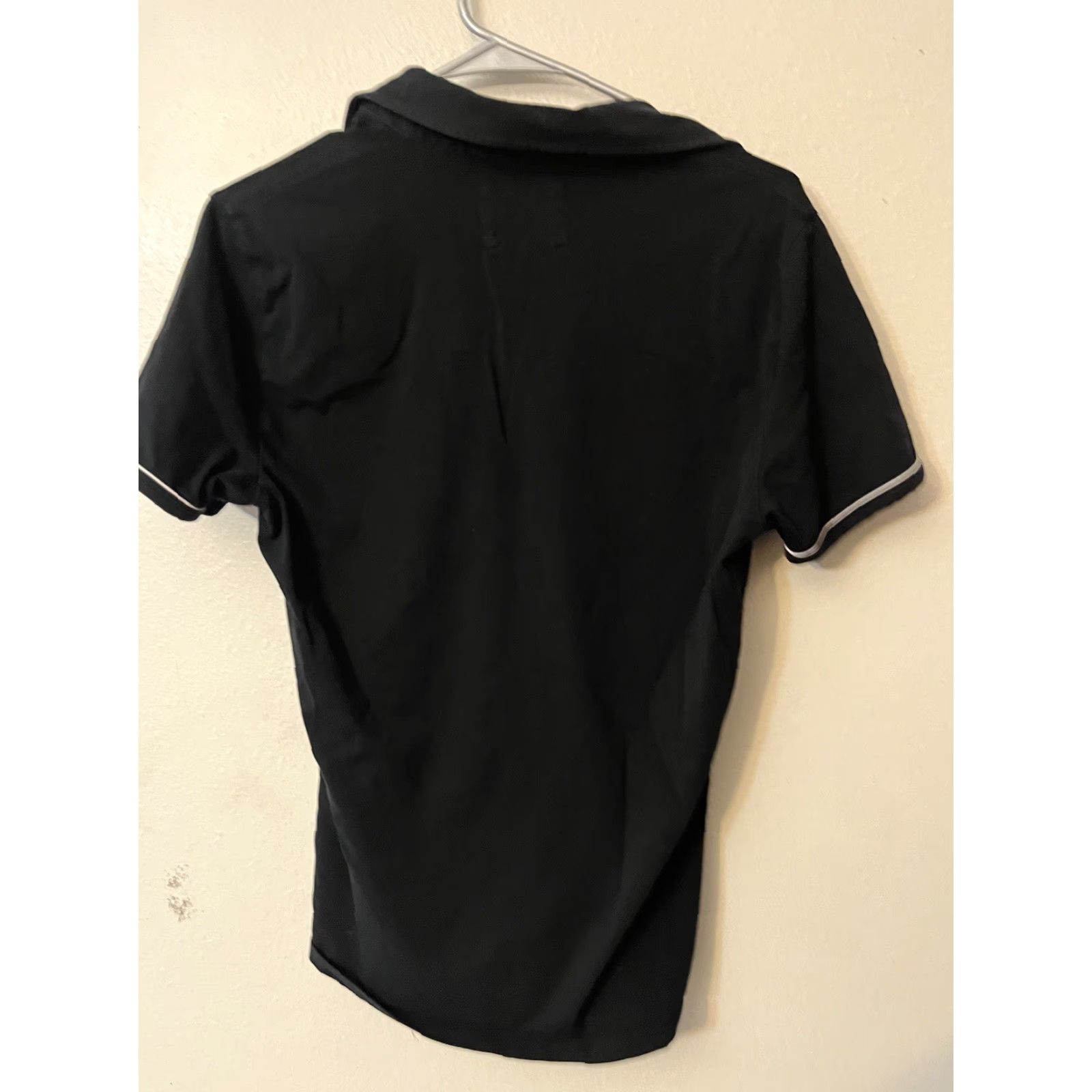 Express VINTAGE Express Stretch Moisture Wicking Men's Black Polo Shirt Small Size US S / EU 44-46 / 1 - 2 Thumbnail