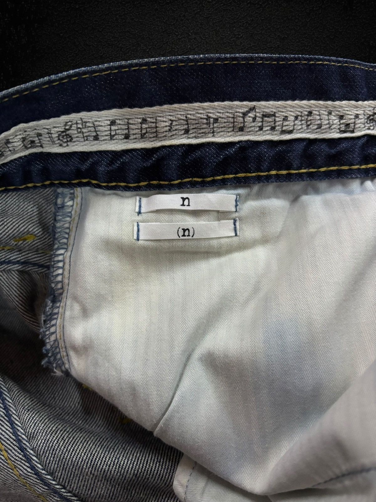 Number (N)ine FW13 Number (N)ine x ATMOS Paint Splatter Jeans Size US 34 / EU 50 - 10 Thumbnail