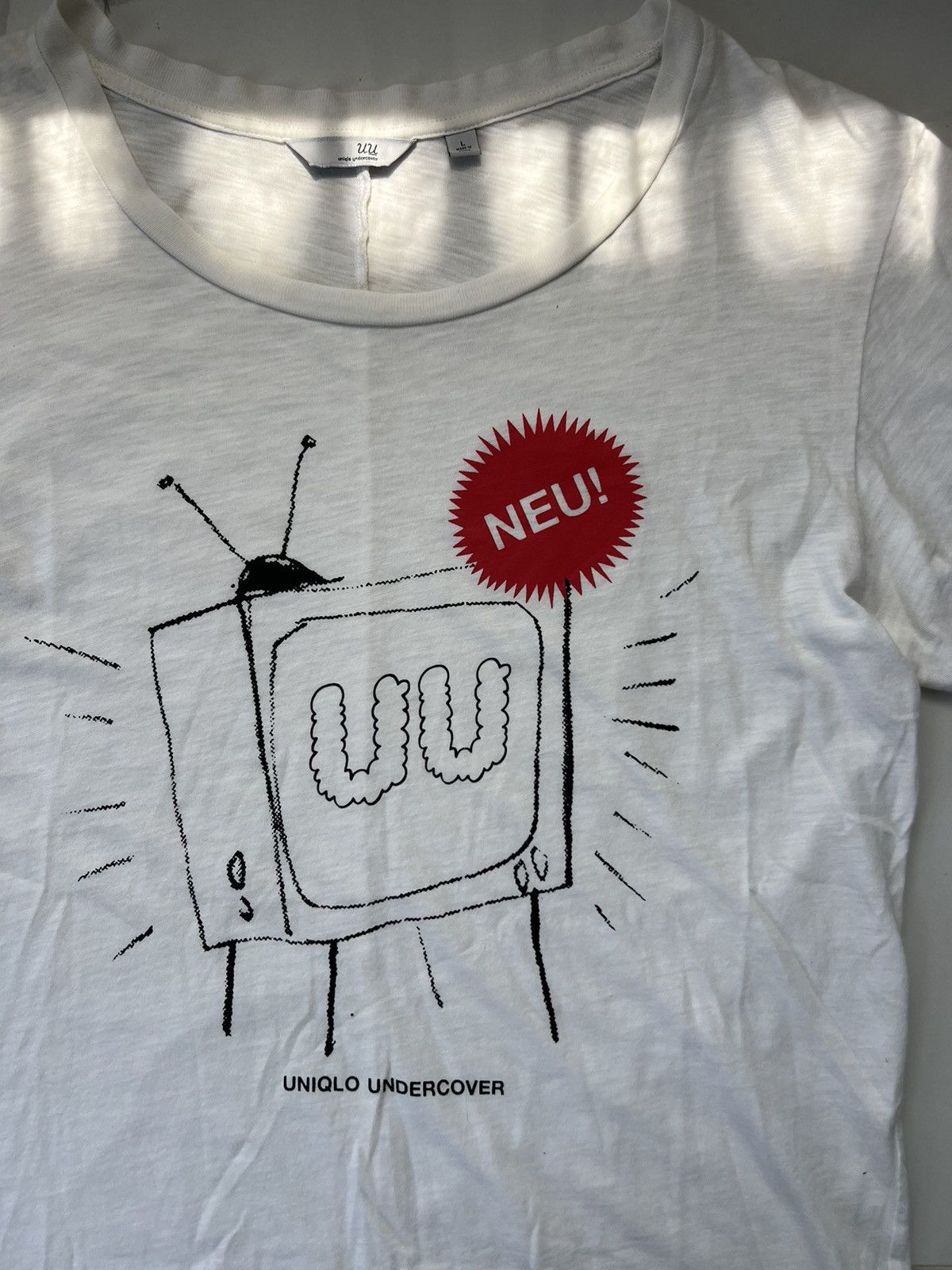 Undercover × Uniqlo × Vintage UNDERCOVER X UNIQLO RARE UU NEU TV Y2K TEE Size US L / EU 52-54 / 3 - 2 Thumbnail