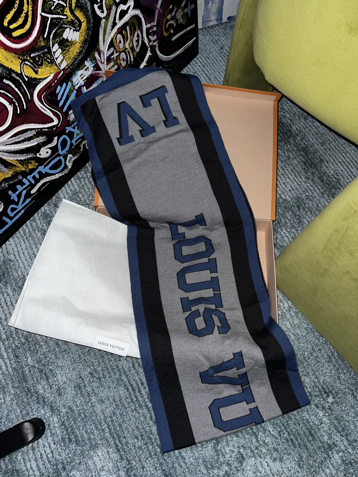 Louis Vuitton LOUIS VUITTON LOGO WOOL SCARF Size ONE SIZE - 1 Thumbnail