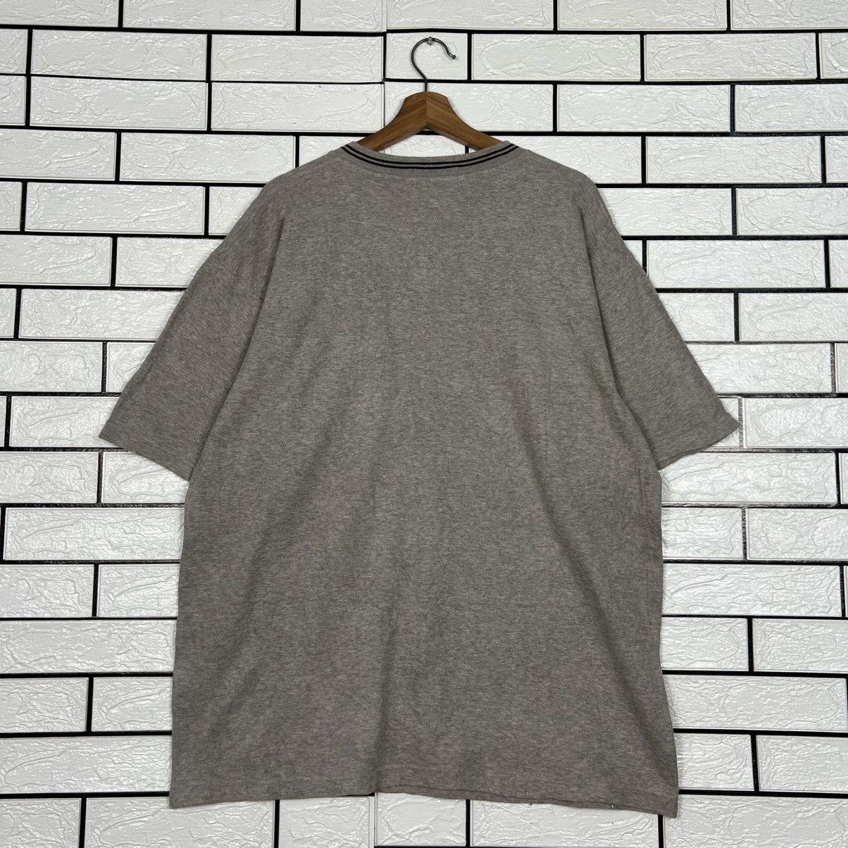 Gianni Valentino Vintage GIANNI VALENTINO Single Pocket V Neck Tee#4193-C190 Size US L / EU 52-54 / 3 - 13 Thumbnail