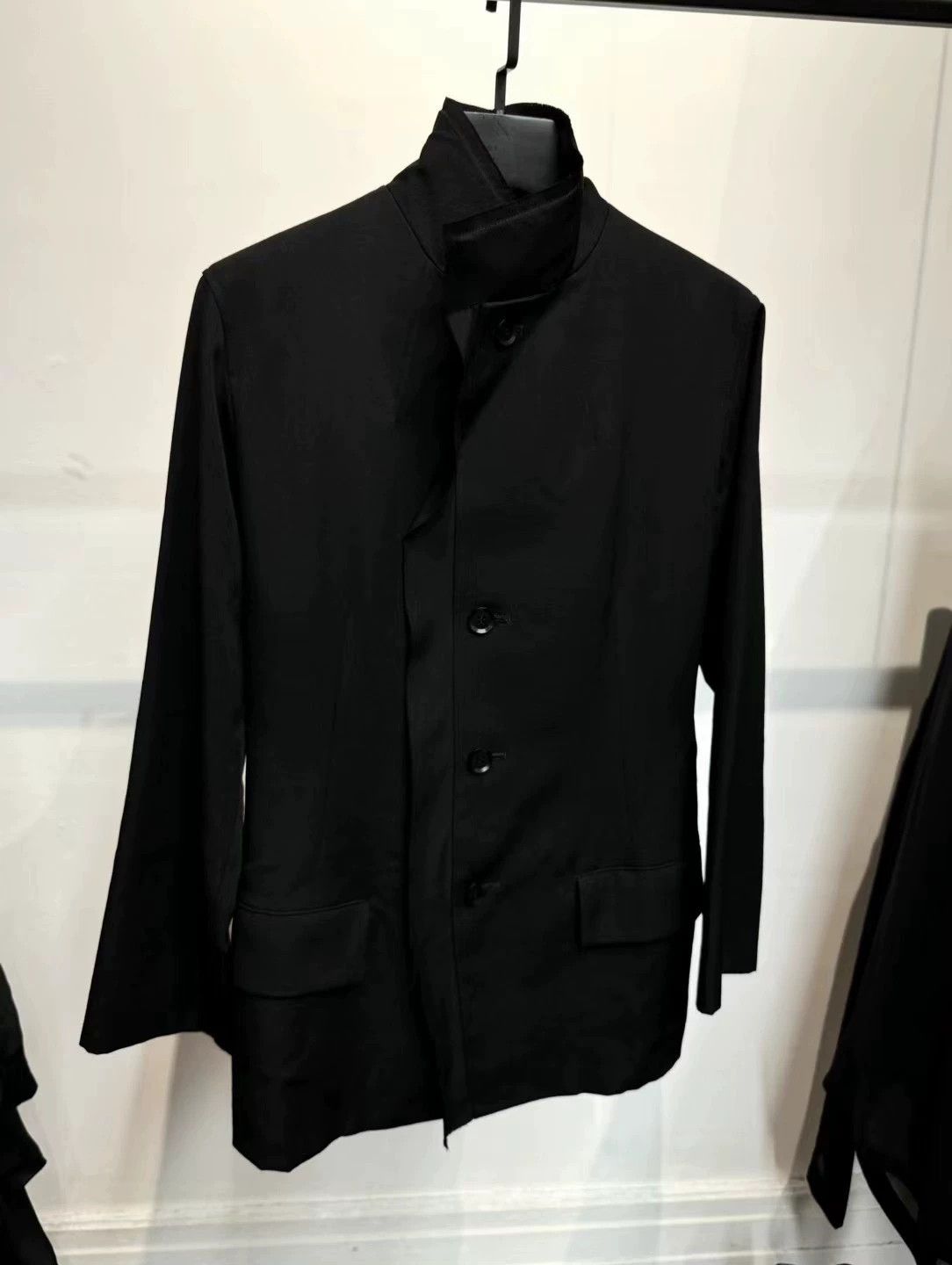Yohji Yamamoto Yohji Yamamoto 2015 AW Stand Collar Wool Blazer Size 1 Size S / US 4 / IT 40 - 4 Thumbnail