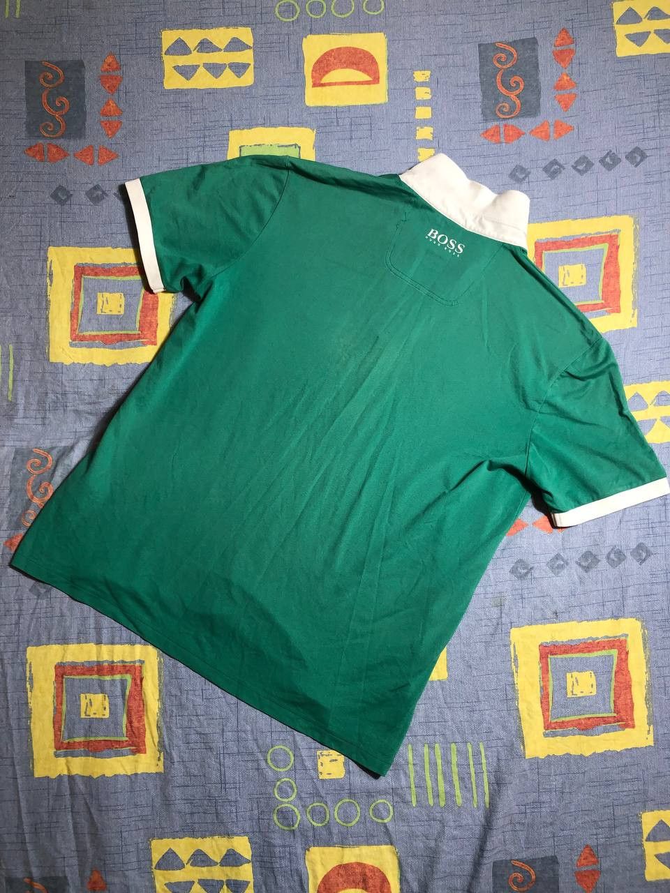 Hugo Boss Mens Hugo Boss luxury polos T-shirt tee Green XL Size US XL / EU 56 / 4 - 8 Thumbnail