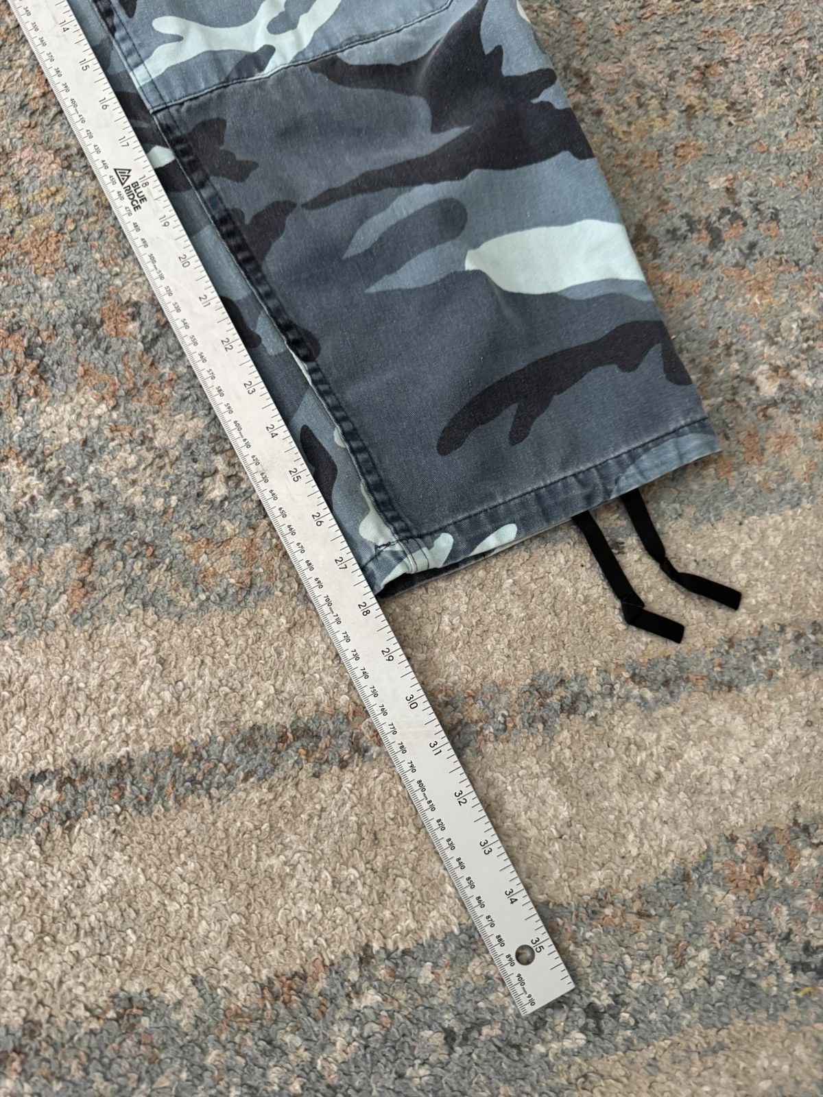 Other VTG Y2K Camo Army Cargo Pants Faded 38 Blue Propoer Size US 38 / EU 54 - 2 Thumbnail