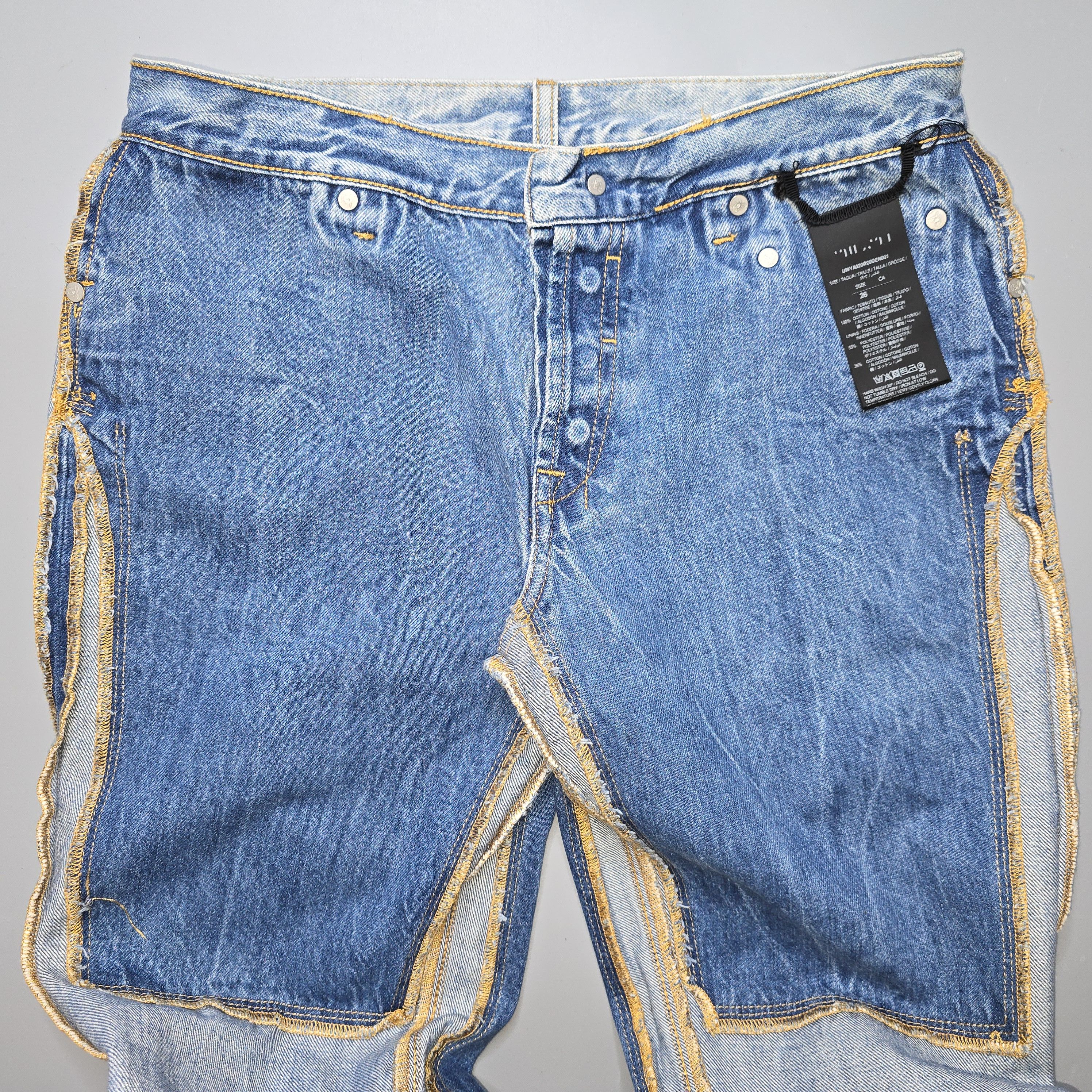 Ben Taverniti Unravel Project × Unravel Project Unravel Project - Distressed Reverse Boyfriend Fit Jeans Size 28" / US 6 / IT 42 - 5 Thumbnail