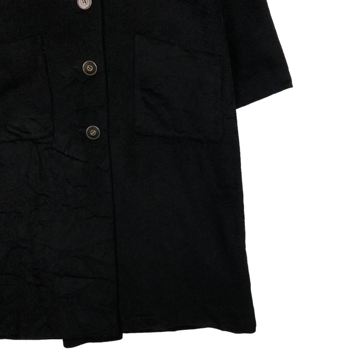 Balmain 🔥Rich Black - Fly Coats Wool Herringbone Miss Balmain Paris Size M / US 6-8 / IT 42-44 - 5 Thumbnail