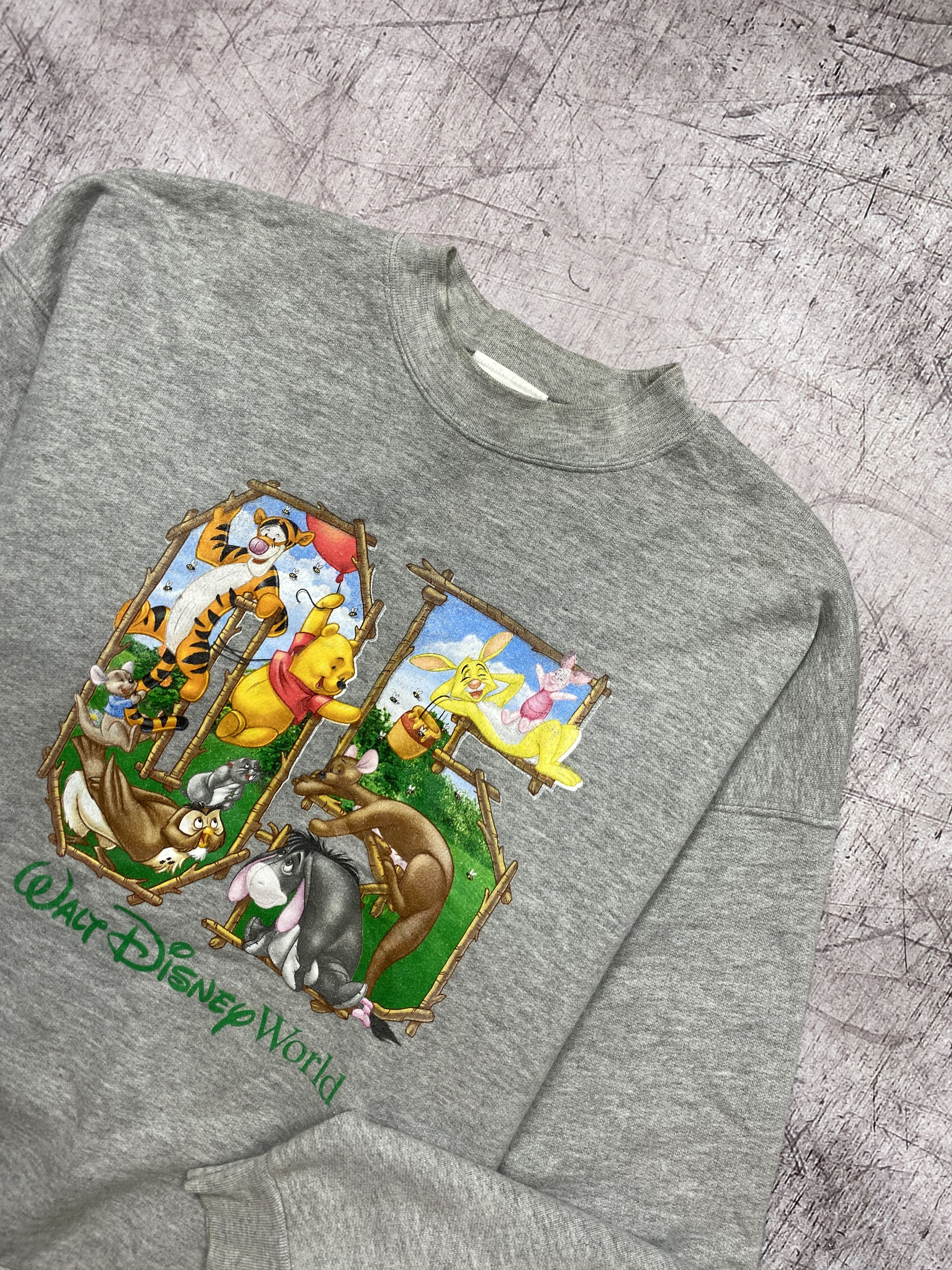 Disney × Mickey Mouse Disney 90s Vintage Mens Crew Neck Sweatshirt Size US L / EU 52-54 / 3 - 2 Thumbnail