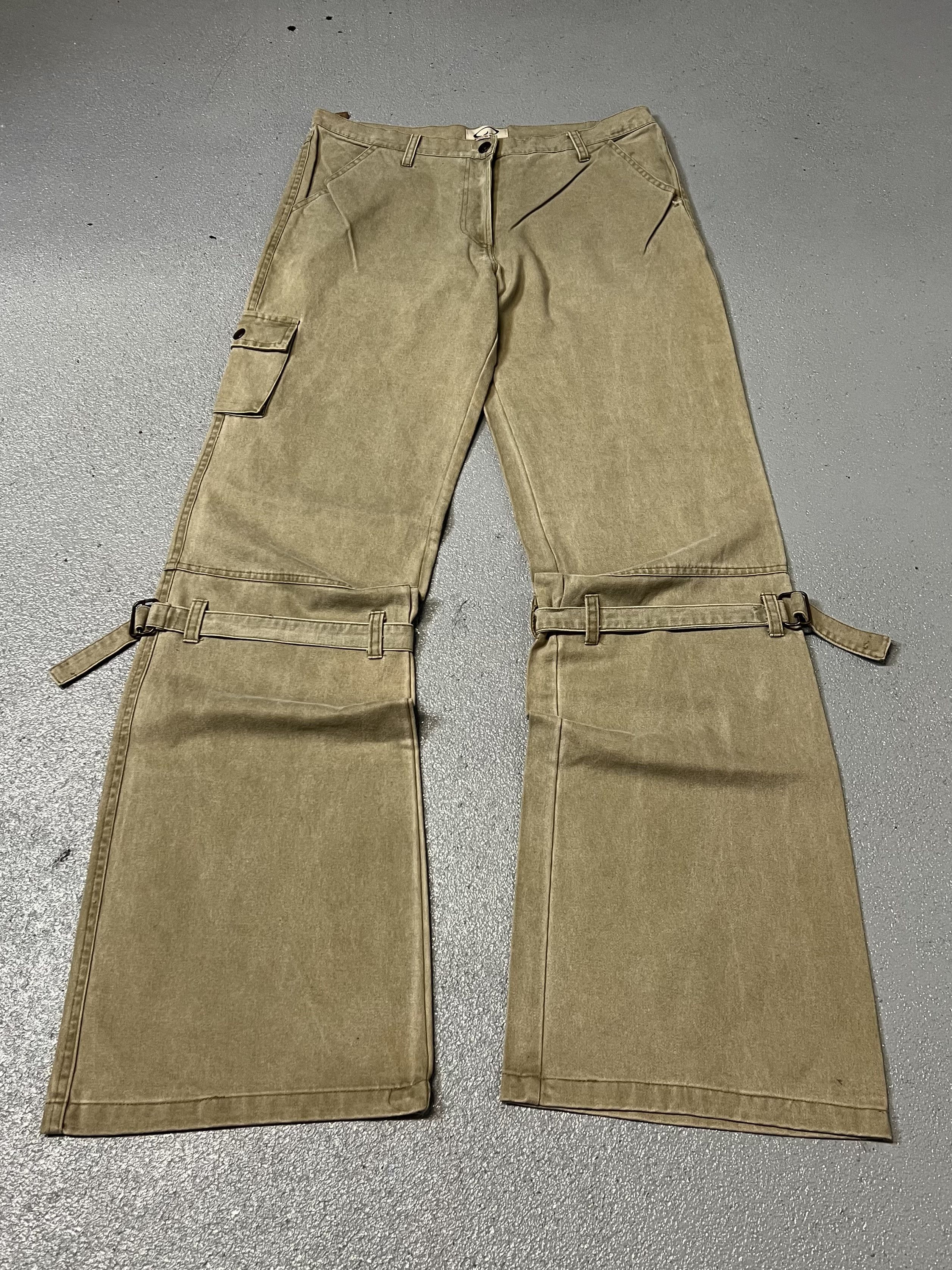 Japanese Brand Japanese wide-leg flare bondage cargo pants Size US 32 / EU 48 - 1 Thumbnail