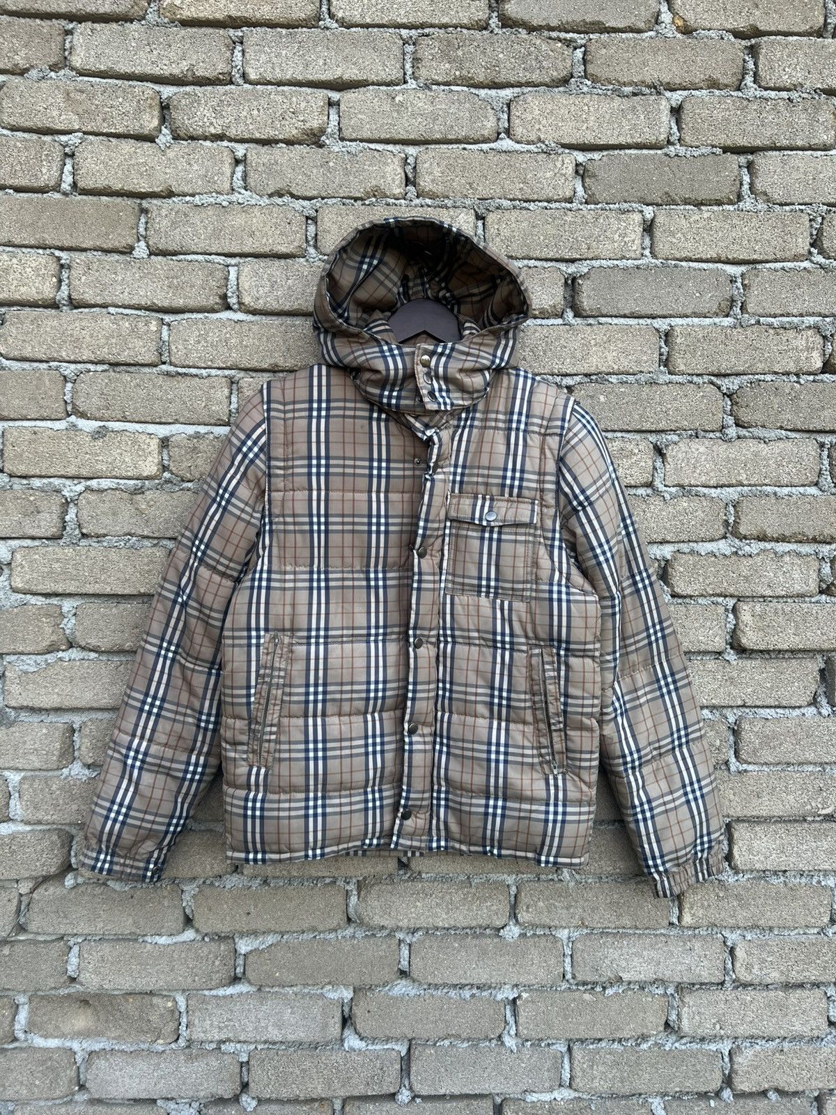 Japanese Brand Panhard Puffer With Hoodie Novacheck Size M / US 6-8 / IT 42-44 - 2 Thumbnail