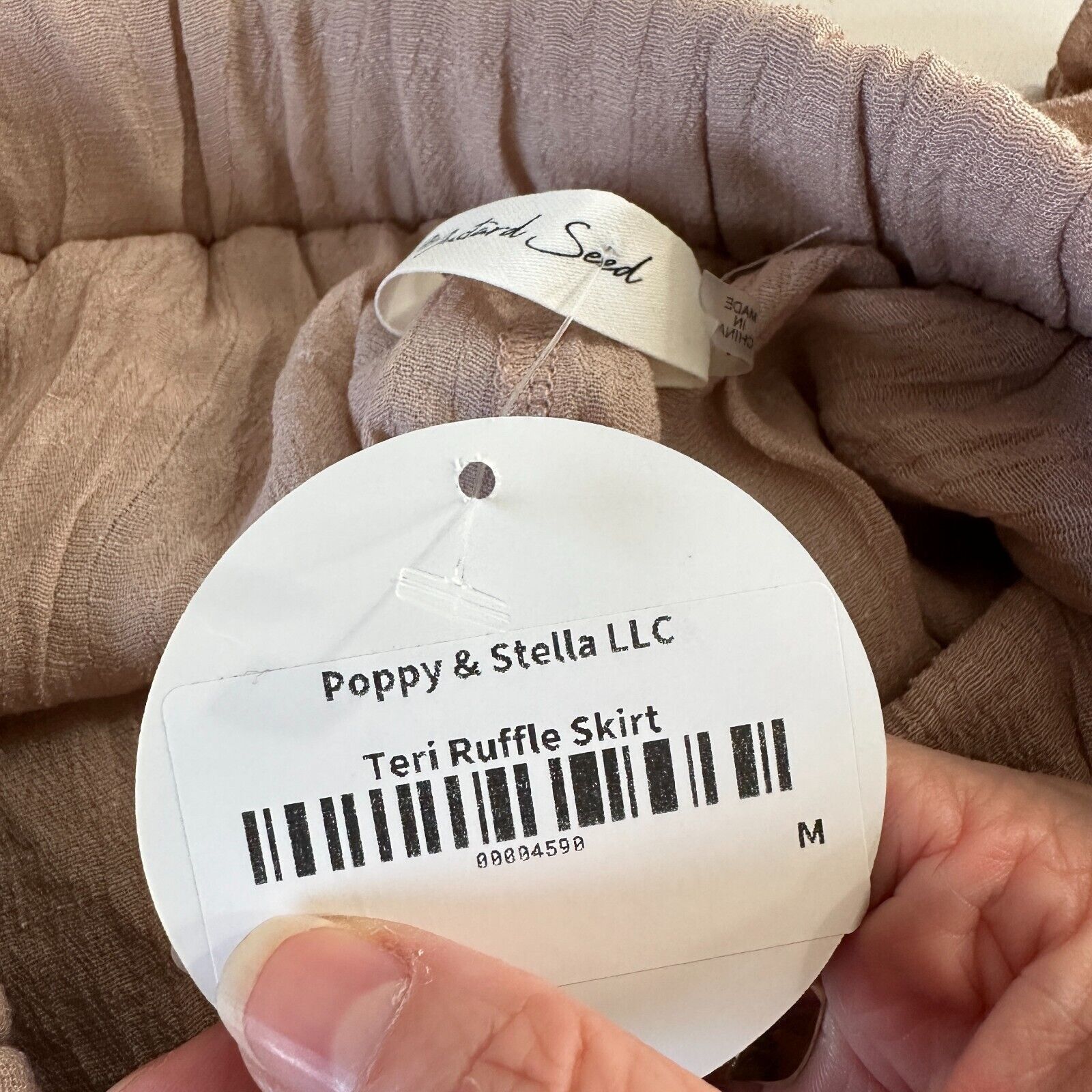 Other NWT Mustard Seed Poppy & Stella Dusty Rose Ruffle Mini Med Size 30" / US 8 / IT 44 - 9 Thumbnail
