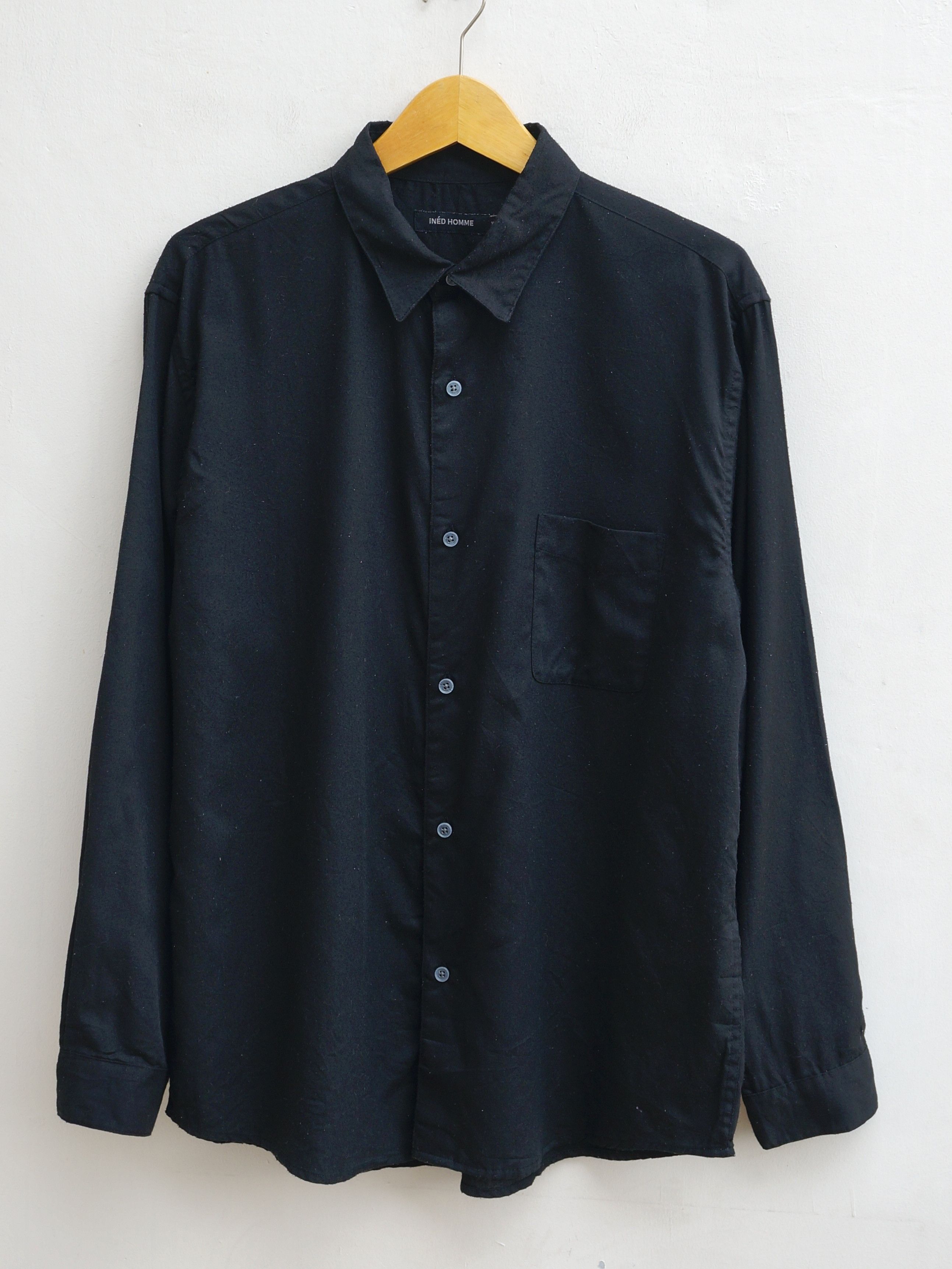 Japanese Brand × Yohji Yamamoto Yohji Yamamoto Ined Homme Longsleeve Shirt Size US XL / EU 56 / 4 - 1 Thumbnail
