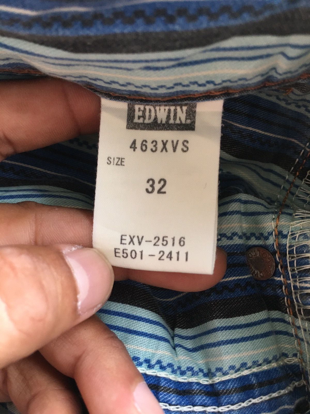 Edwin × Japanese Brand × Vintage Edwin xv Tokyo japan exclusive vintage Size US 34 / EU 50 - 17 Thumbnail