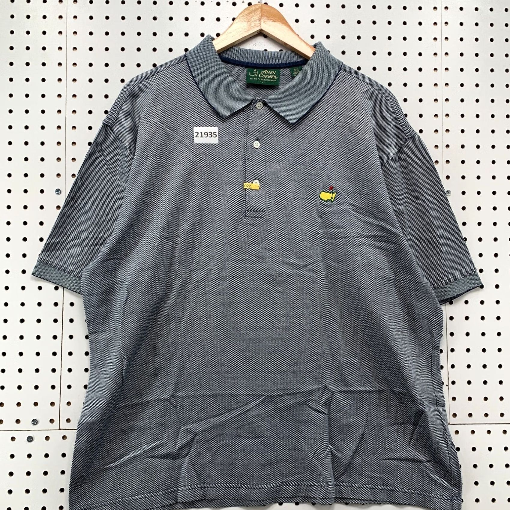 Vintage Amen Corner Masters Augusta Polo Shirt Gray Adult L Size US L / EU 52-54 / 3 - 5 Thumbnail
