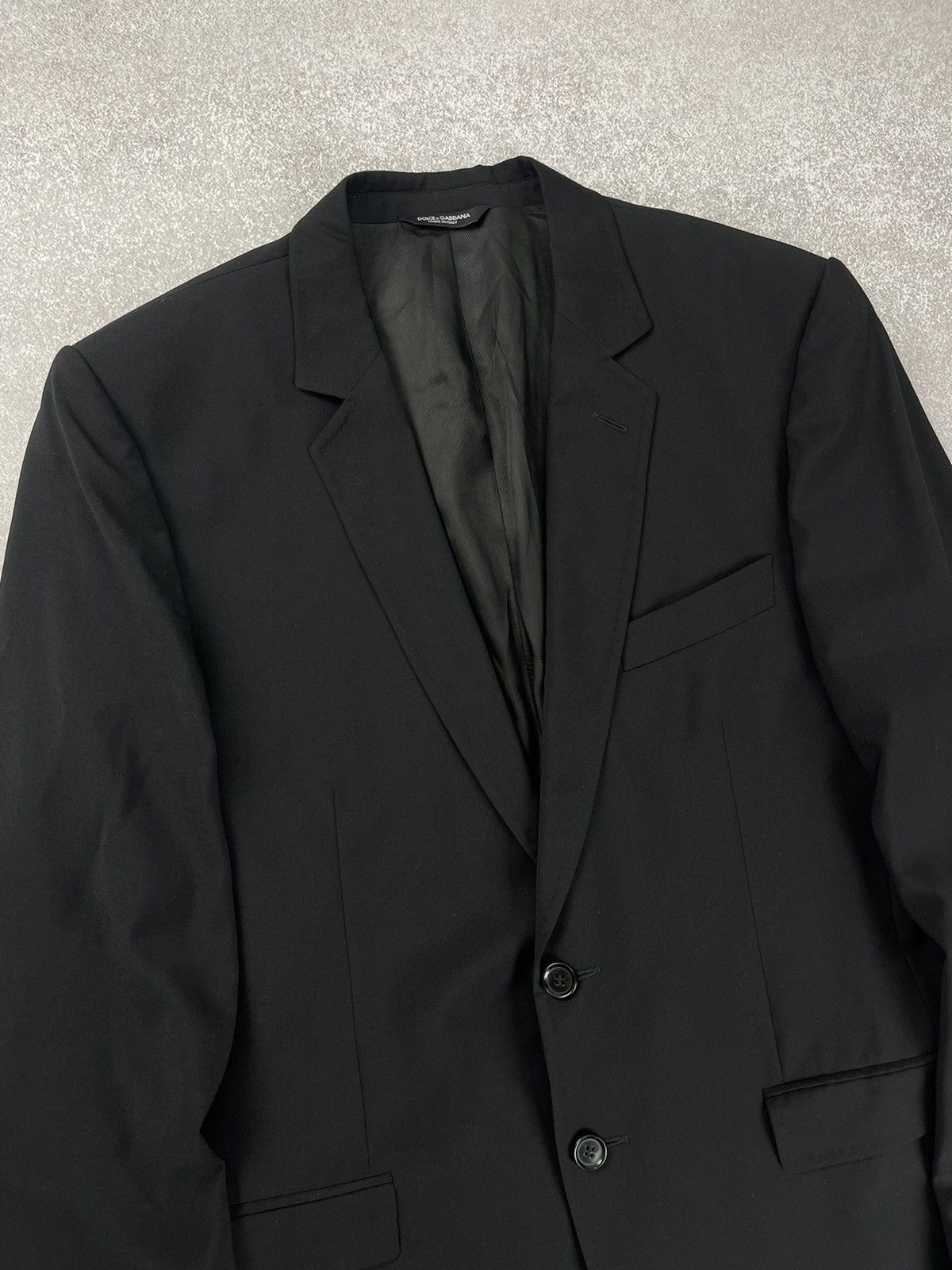 Dolce & Gabbana Dolce & Gabbana Black Blazer Men’s 50R Size 50R - 2 Thumbnail