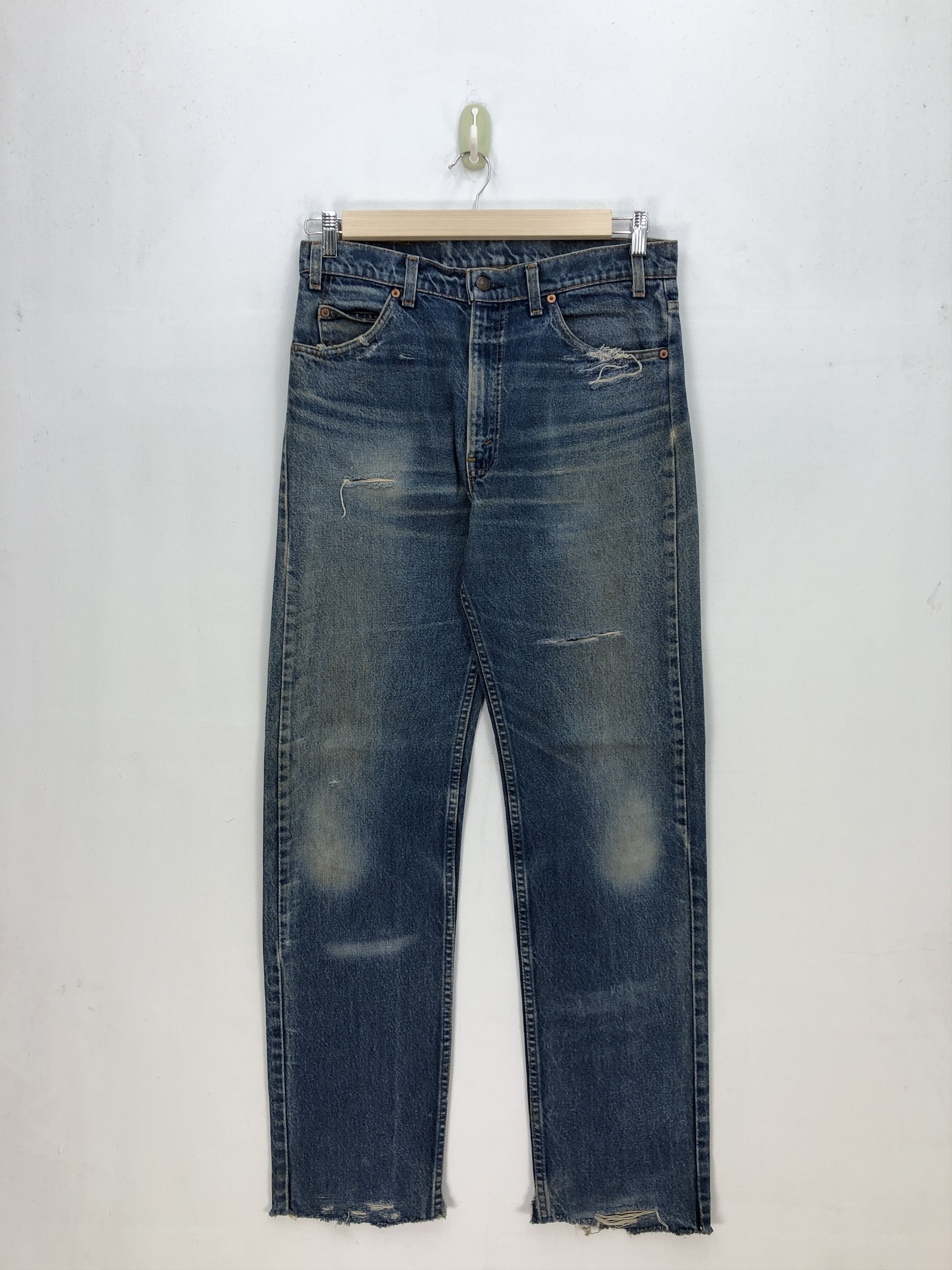 Levi's Vintage Levis 505 Stonewash Jeans Distressed Levi's Denim Size US 32 / EU 48 - 1 Thumbnail