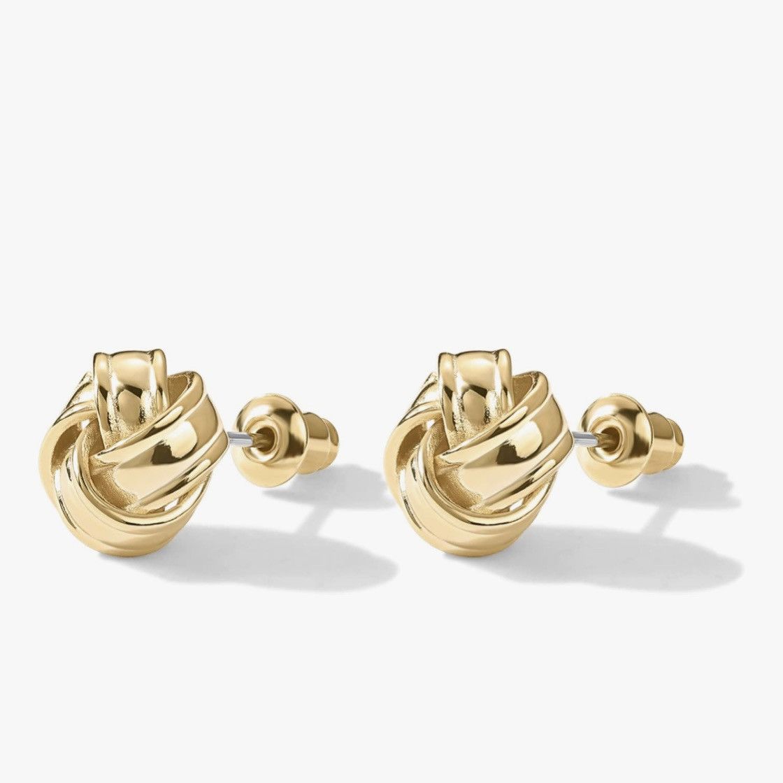 Other Pavoi gold tone knot stud earrings Size ONE SIZE - 5 Thumbnail