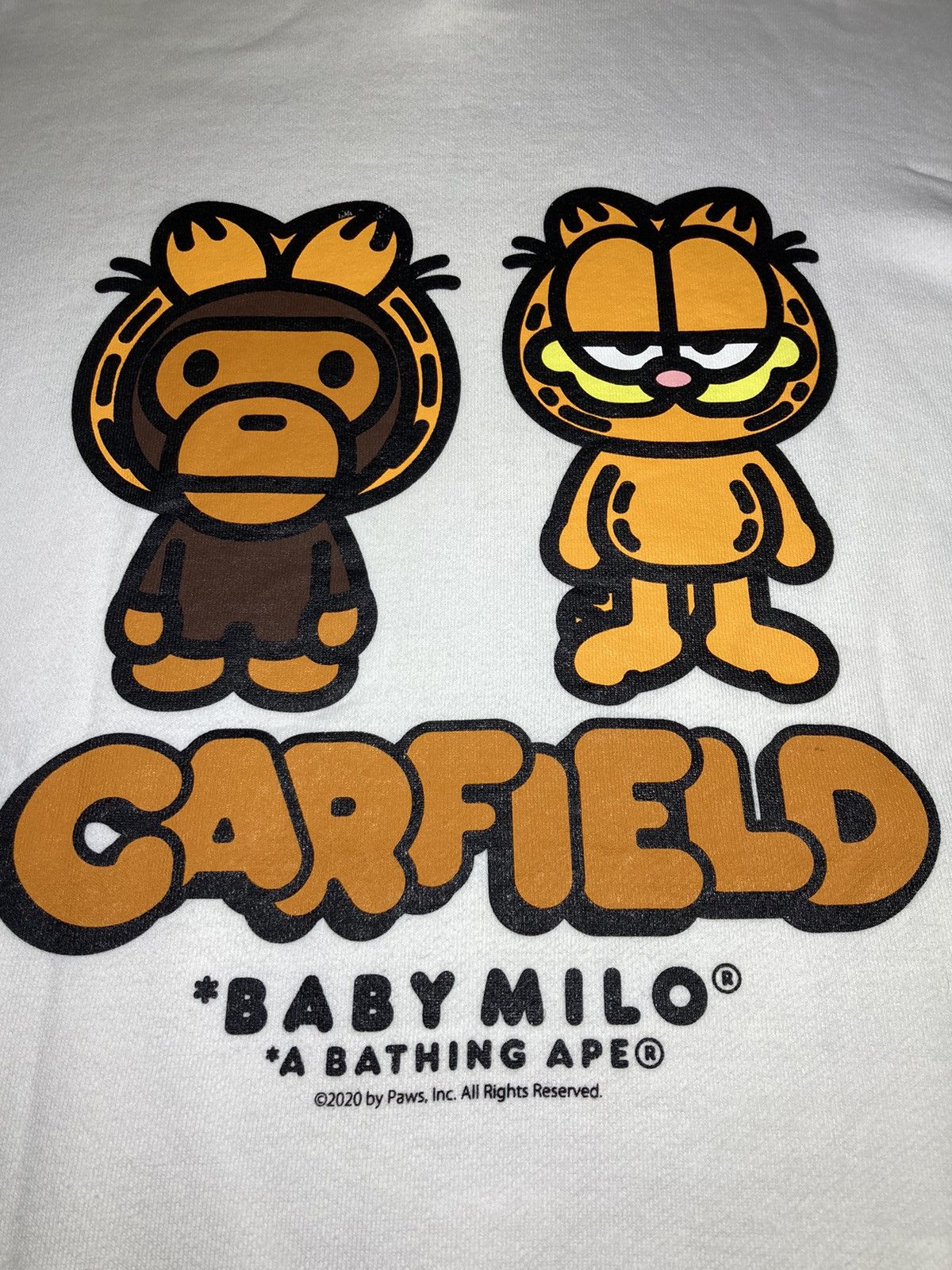 Bape SS20 Bape Garfield Graphic Comic Movie Collab Film Cat 2020 Size US L / EU 52-54 / 3 - 4 Thumbnail