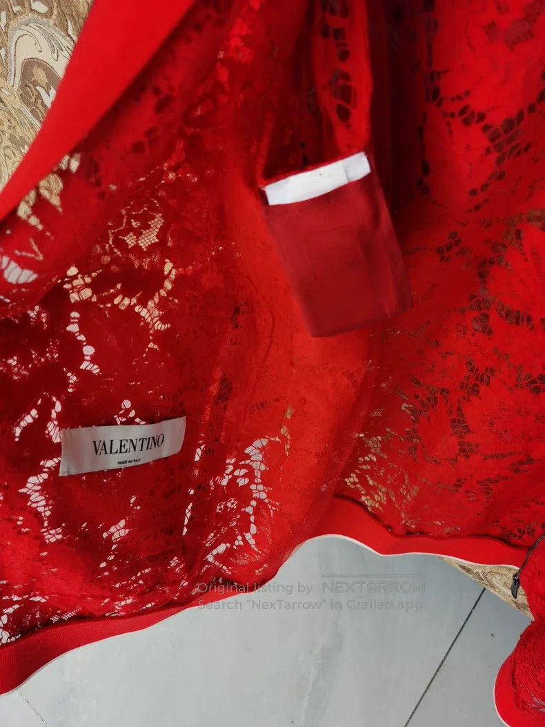 Valentino Valentino Lace cut-out jacket coat Size L / US 10 / IT 46 - 4 Thumbnail