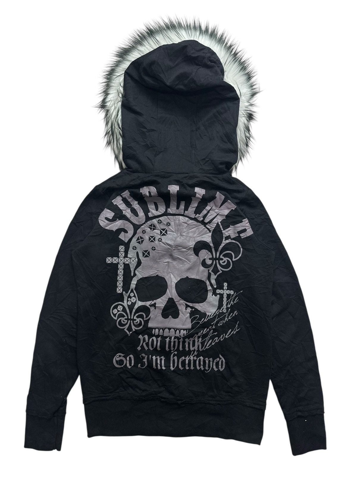 Other SOLD OUT 📦 DISTRESSED GhostOfHarlem Sublime Cross Skull FUR Size US S / EU 44-46 / 1 - 2 Thumbnail