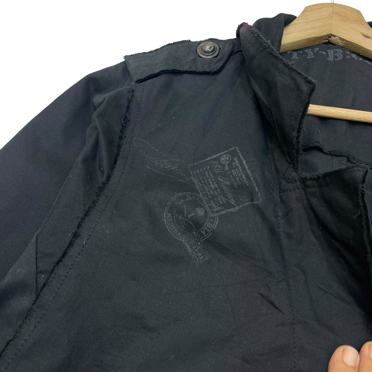 14th Addiction 🔥14 Addiction Immigration Boarder Past Sheep Skin Jacket Size US S / EU 44-46 / 1 - 5 Thumbnail