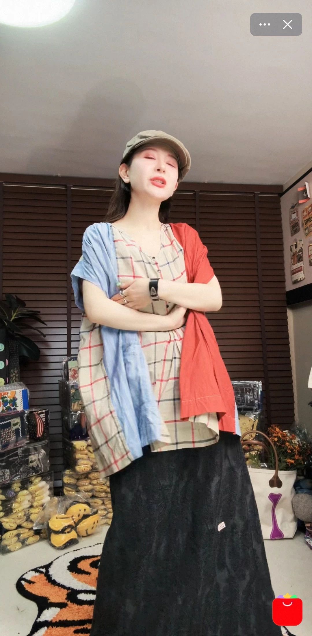 Kapital Kapital Short Sleeve Checkered Shirt Size XS / US 0-2 / IT 36-38 - 1 Thumbnail