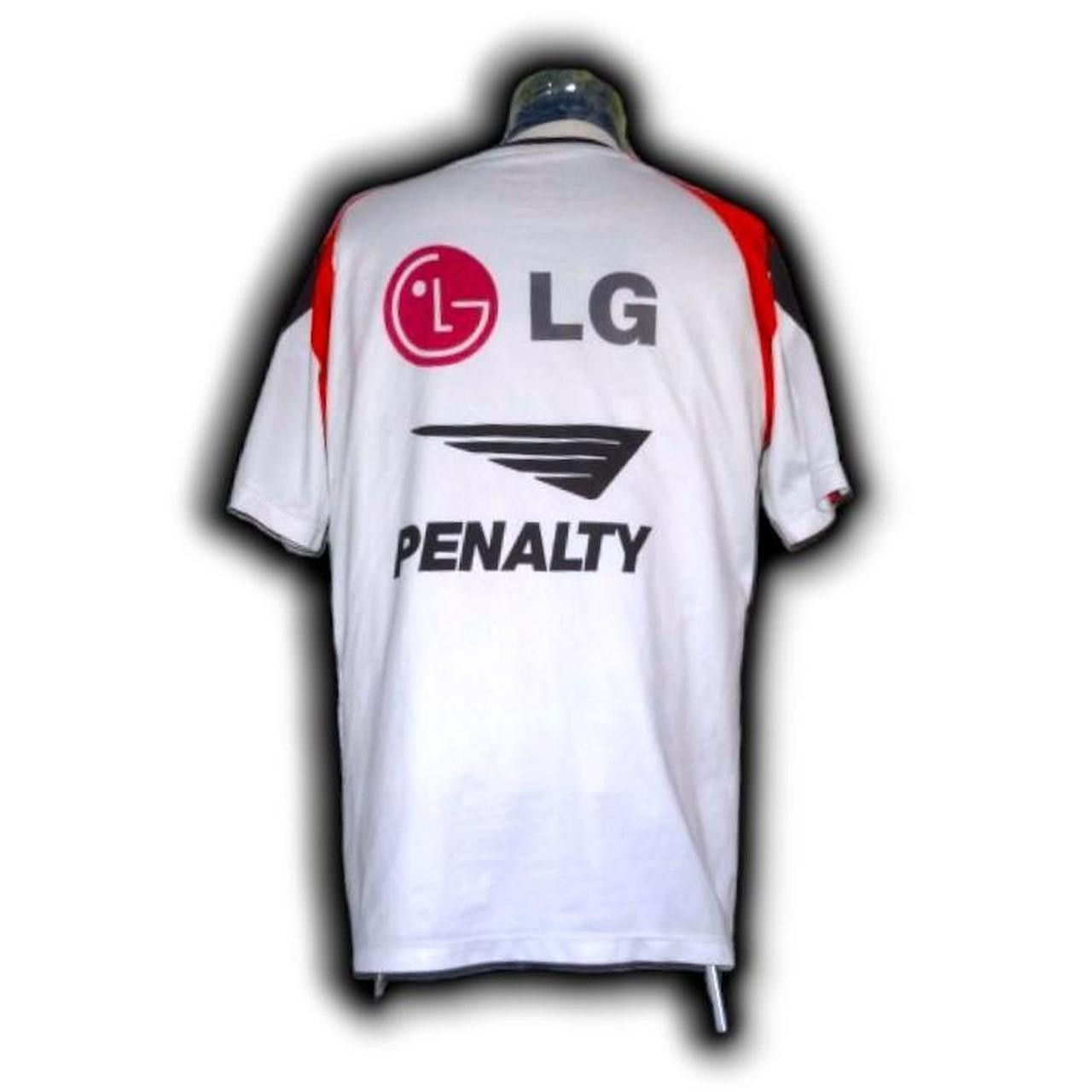 Penalty Fc Sao Paulo Brazil2000 2001 2002 Home Training Shirt Jersey Size US L / EU 52-54 / 3 - 2 Thumbnail