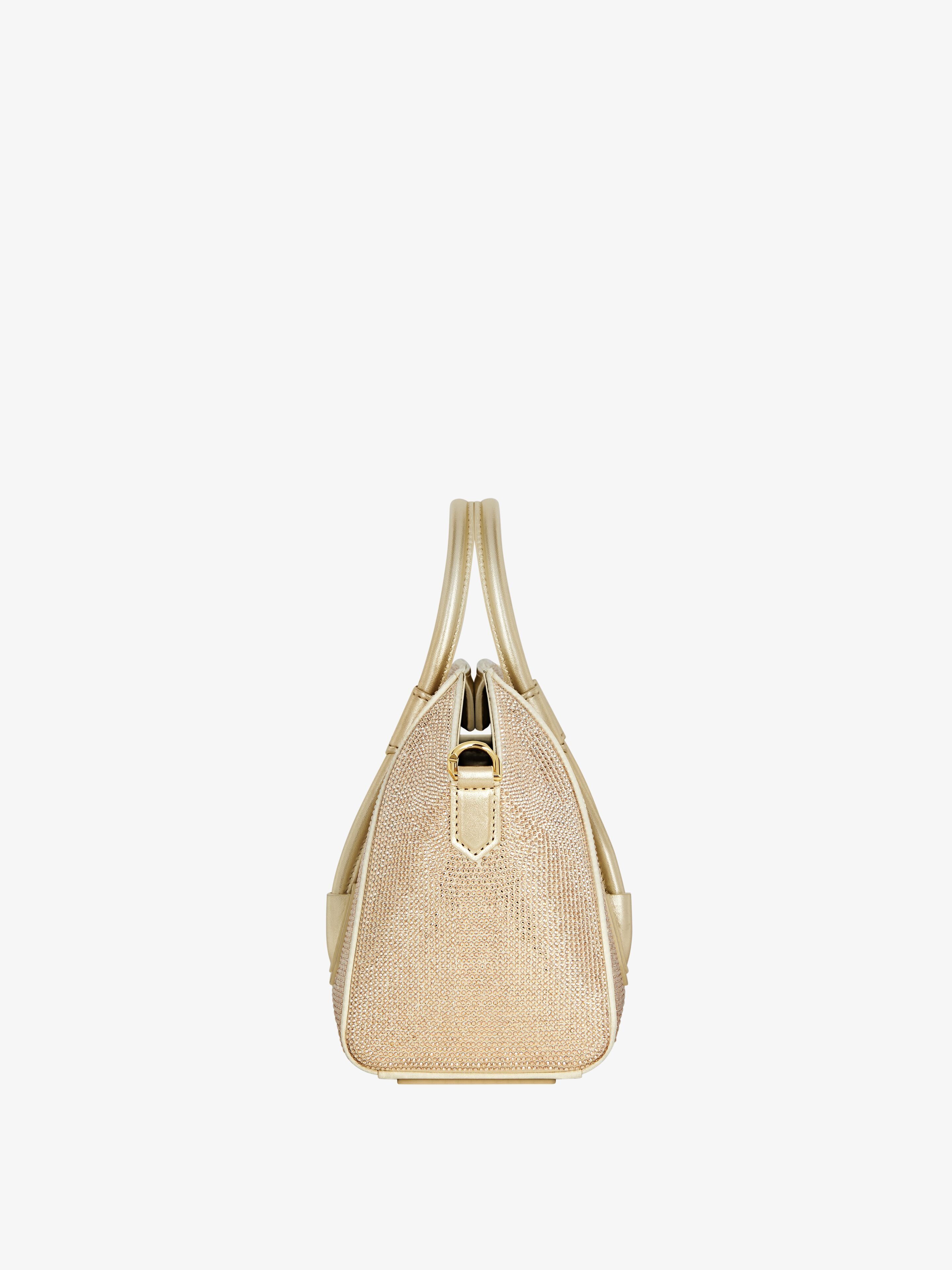 Givenchy o1w1db10825 Size: OS / Antigona Lock Mini Bag in Gold Size ONE SIZE - 3 Thumbnail
