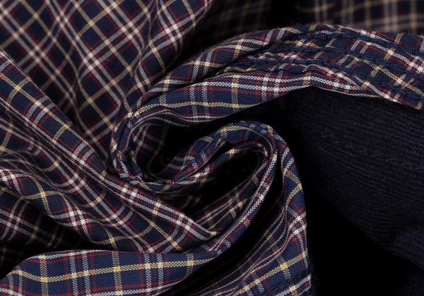 Junya Watanabe Shirt Triple-stitched checkered elbow patch Multicolor Size US S / EU 44-46 / 1 - 11 Thumbnail