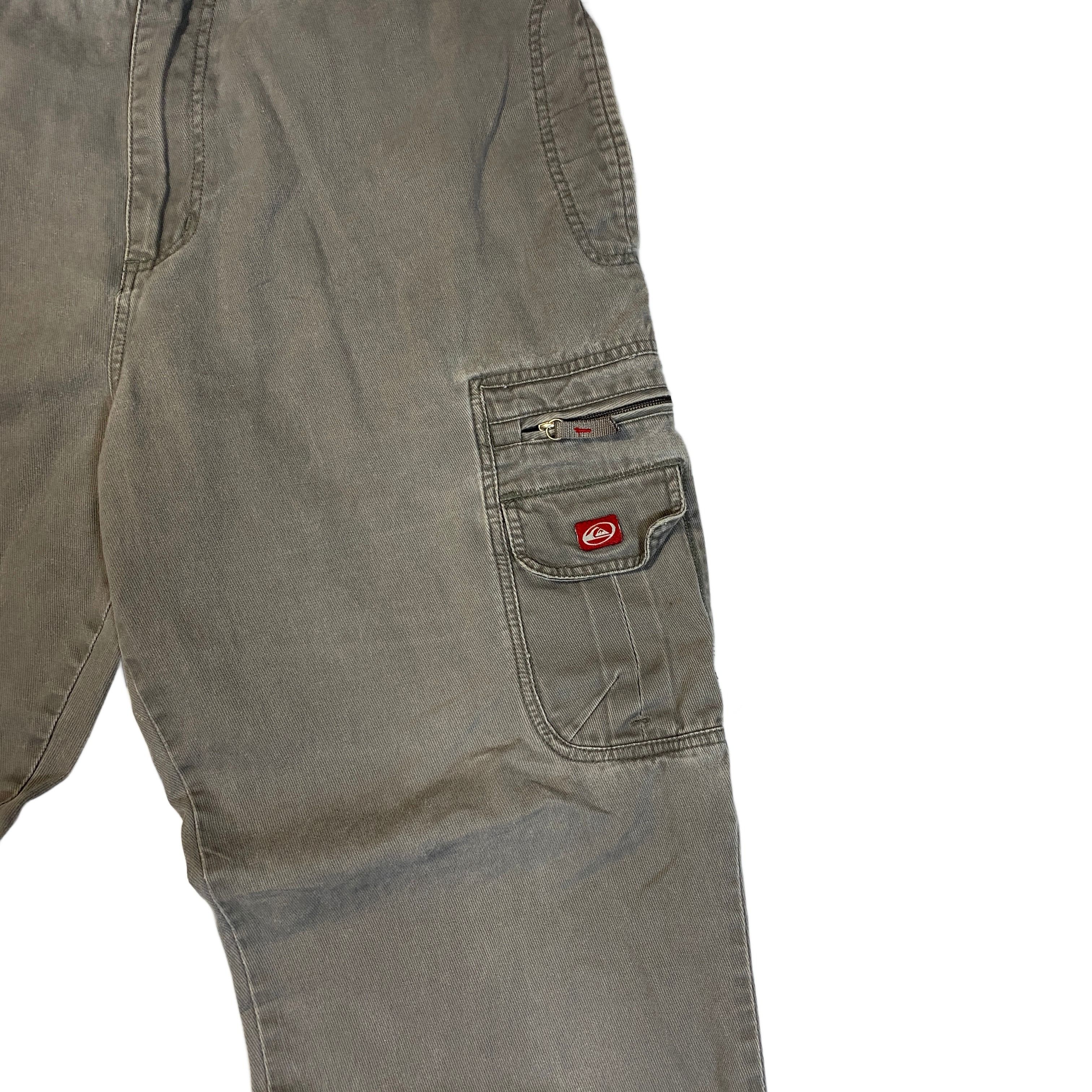 Quicksilver Vintage Quiksilver Y2K Grey Cargo Pants 36x30 Size US 36 / EU 52 - 7 Thumbnail
