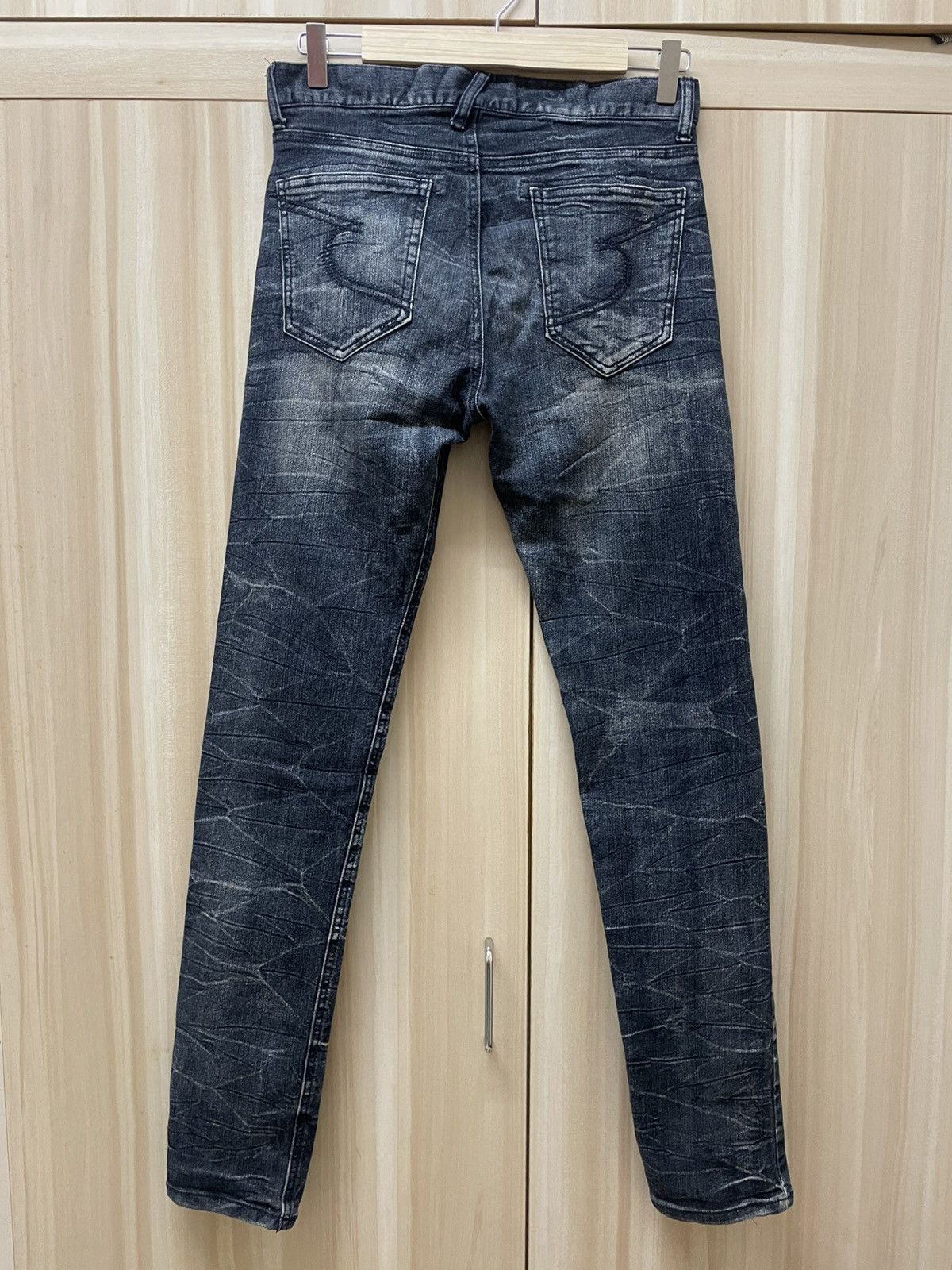 semanticdesign Semantic Design Crinkle Wash Stretchable Skinny Jeans Size US 29 - 4 Thumbnail