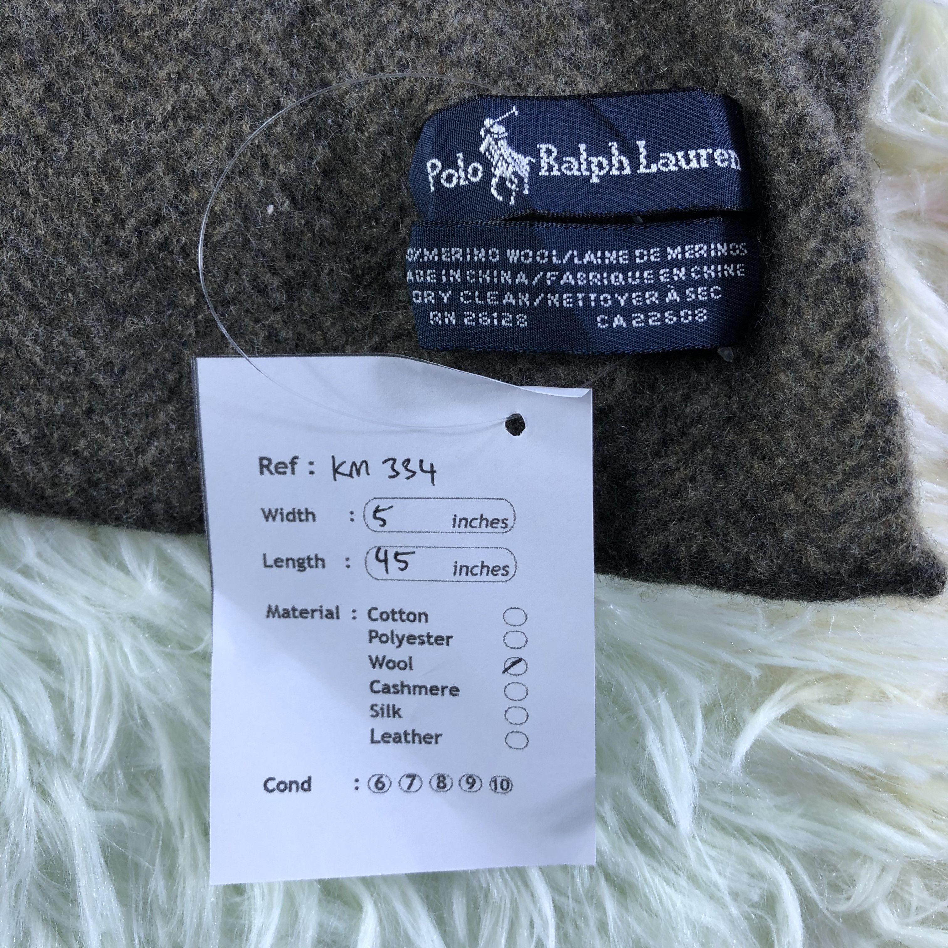 Polo Ralph Lauren × Vintage Polo Ralph Lauren Scarf / Muffler / Neckwear - KM334 Size ONE SIZE - 5 Thumbnail