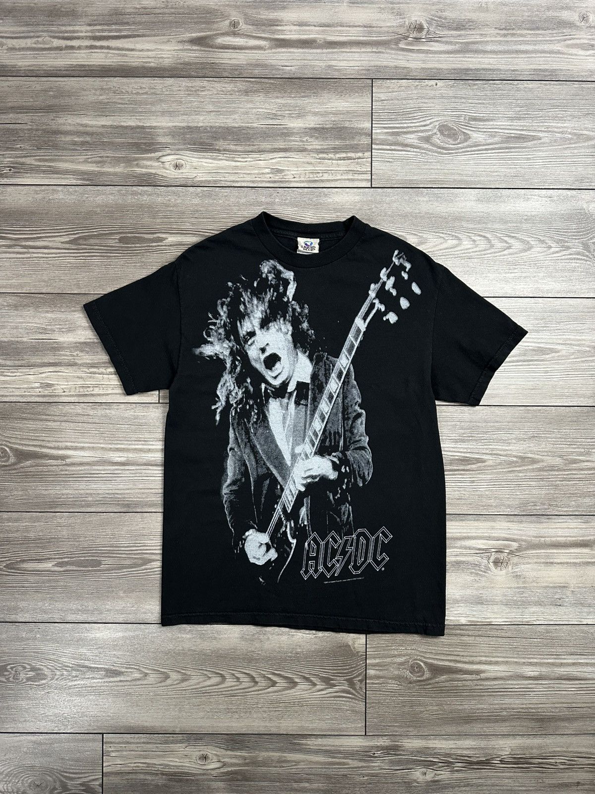 AC/DC × Band Tees × Vintage Vintage Y2K ACDC Liquid Blue T Shirt Size US M / EU 48-50 / 2 - 1 Thumbnail