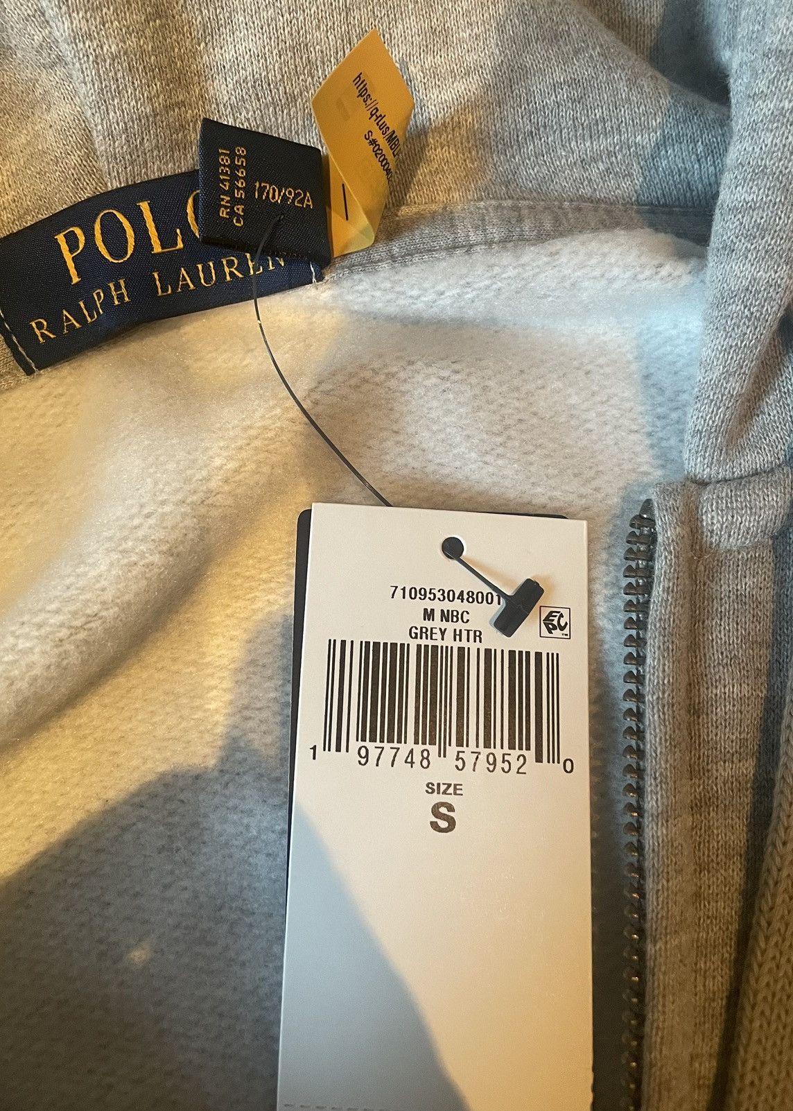 Polo Ralph Lauren Men’s Polo NBC Paris Olympics Full Zip Hooded Sweatshirt Size US S / EU 44-46 / 1 - 4 Thumbnail