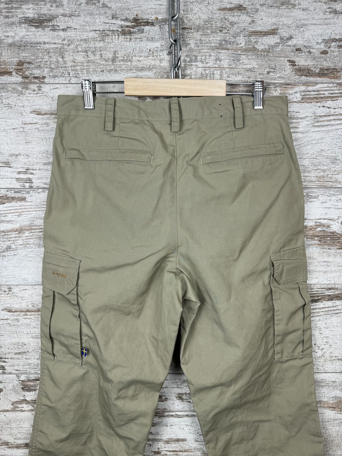 Fjallraven Mens Vintage FjallRaven g1000 cargo pants waxed Size US 30 / EU 46 - 8 Thumbnail