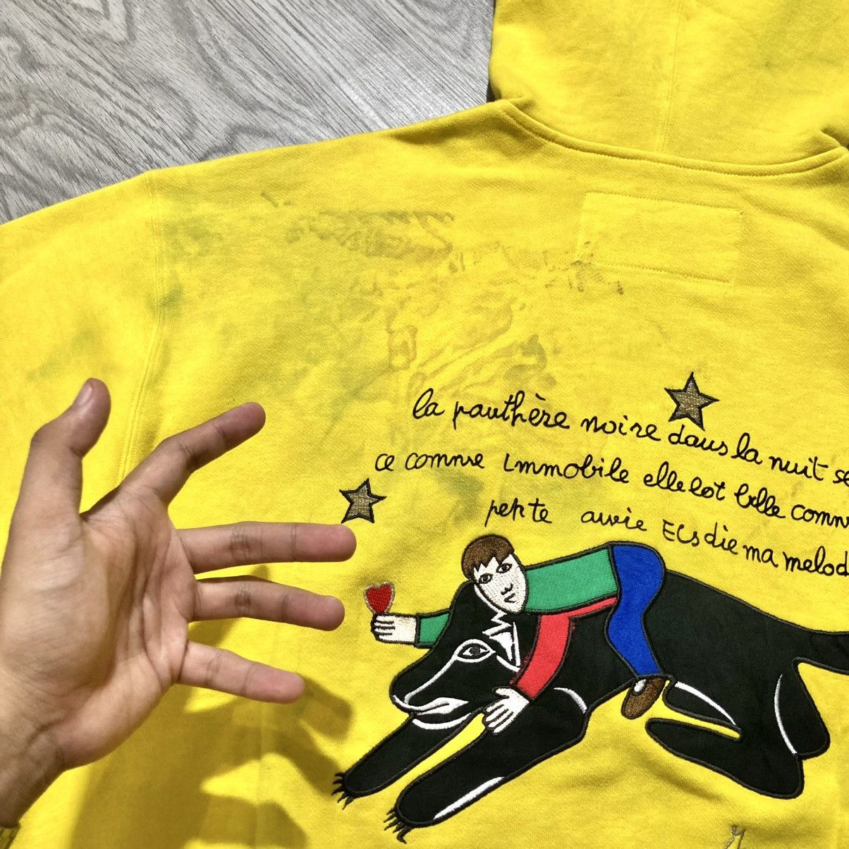 Jean Charles De Castelbajac 1990s Vintage Jean-Charles De Castelbajac Graphic Ziphoodie Size US L / EU 52-54 / 3 - 7 Thumbnail