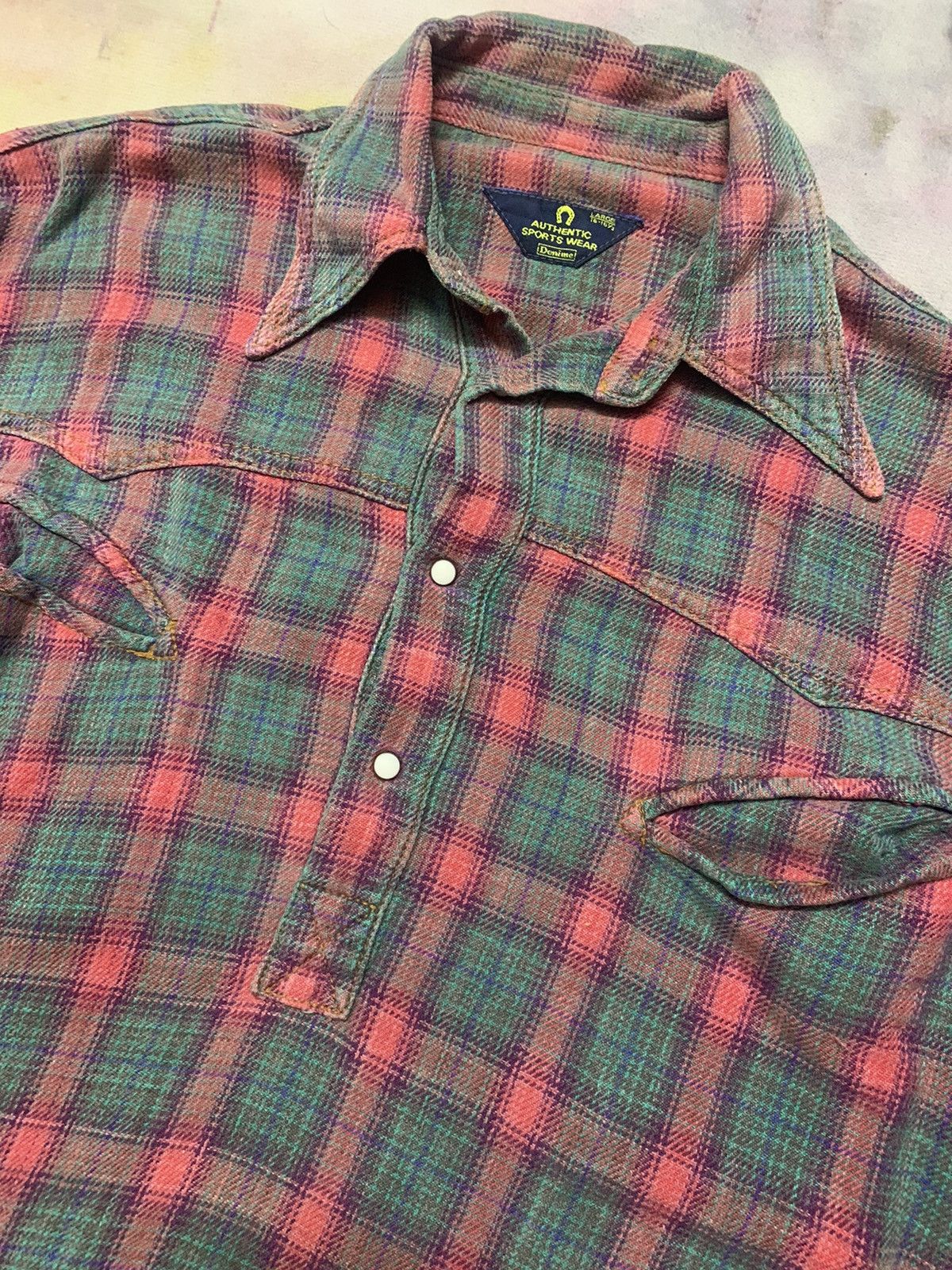 Denime Vintage DENIME Japan American Tradition Flannel Size US L / EU 52-54 / 3 - 5 Thumbnail