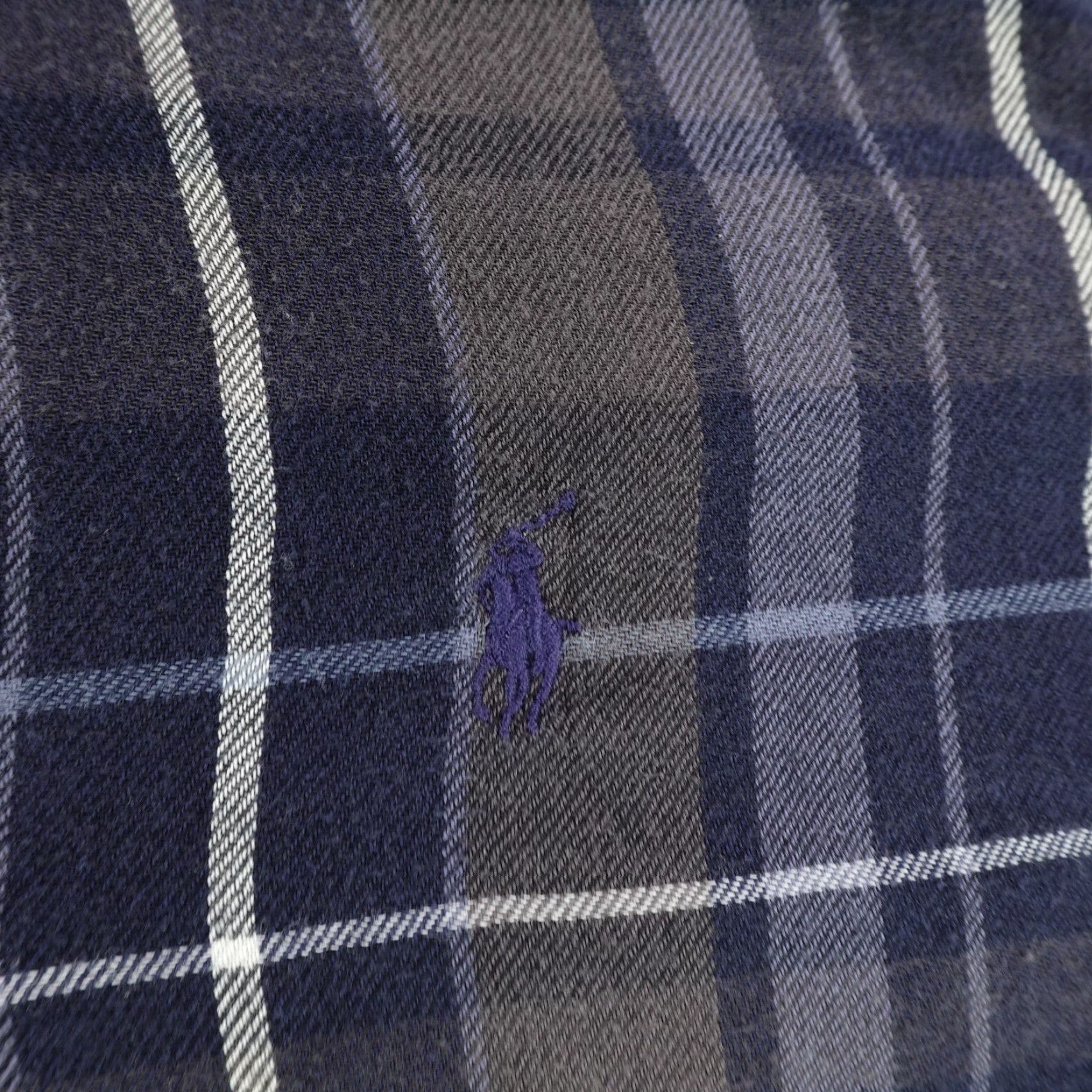 Ralph Lauren VINTAGE Ralph Lauren Shirt Mens XL Casual Long Sleeve Flannel Plaid Cotton Blue 90s Preppy Size US XL / EU 56 / 4 - 3 Thumbnail