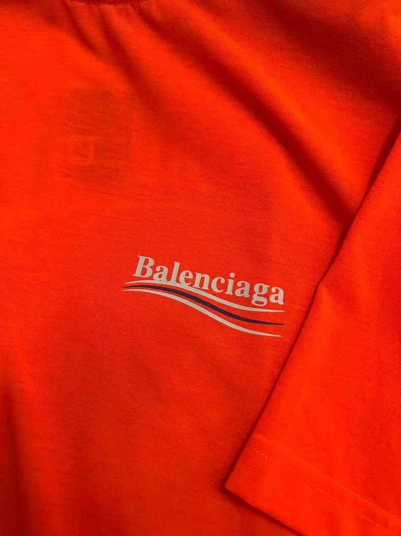 Balenciaga Balenciaga Fluorescent orange cola short sleeve Size US S / EU 44-46 / 1 - 6 Thumbnail
