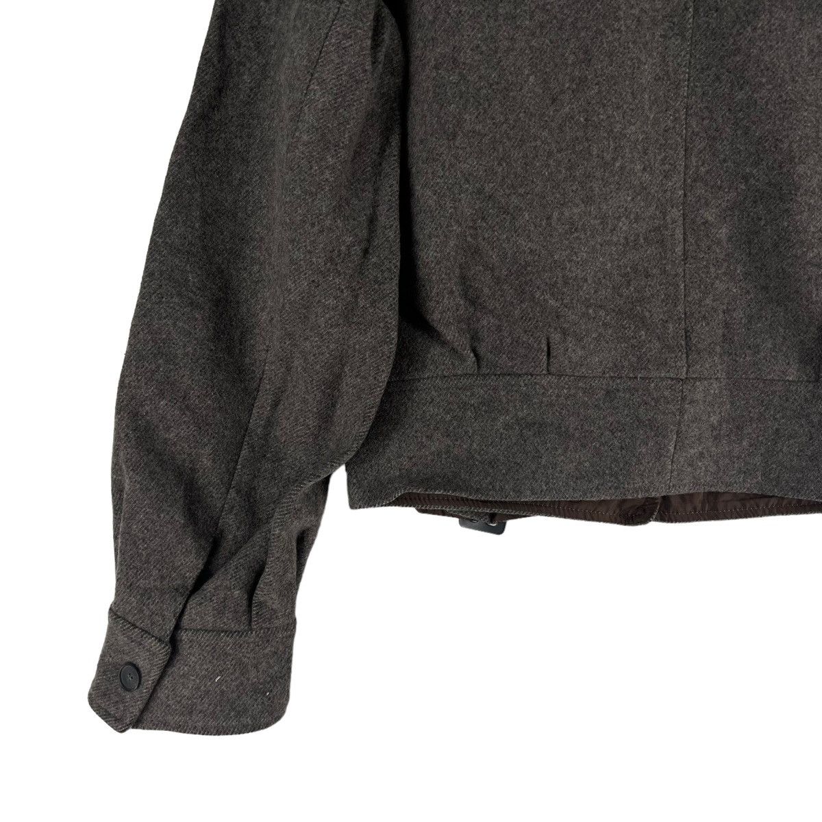 Vintage 🔥VTG WOOL BOMBER JACKET CROPPED VANESSABRUNO JAPAN Size US M / EU 48-50 / 2 - 9 Thumbnail