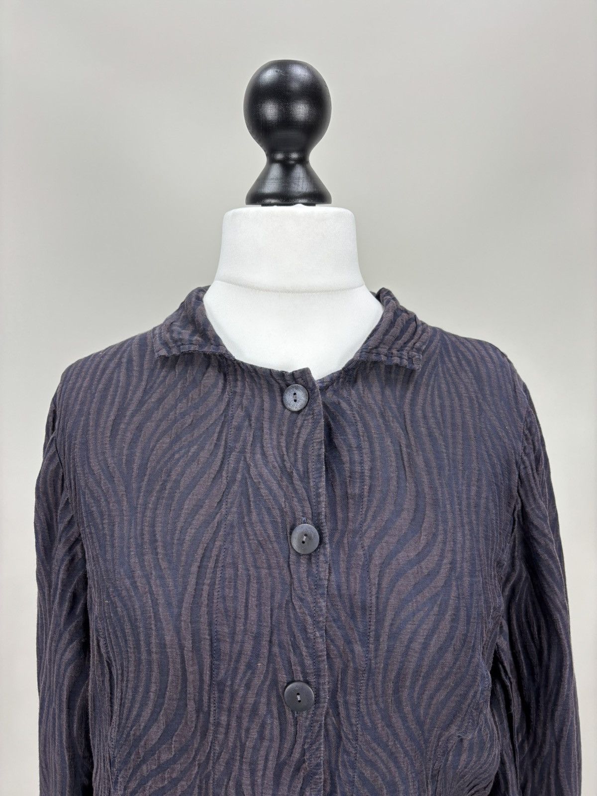 Other Womens blouse Grizas Size M Color Black/Brown Size M / US 6-8 / IT 42-44 - 3 Thumbnail