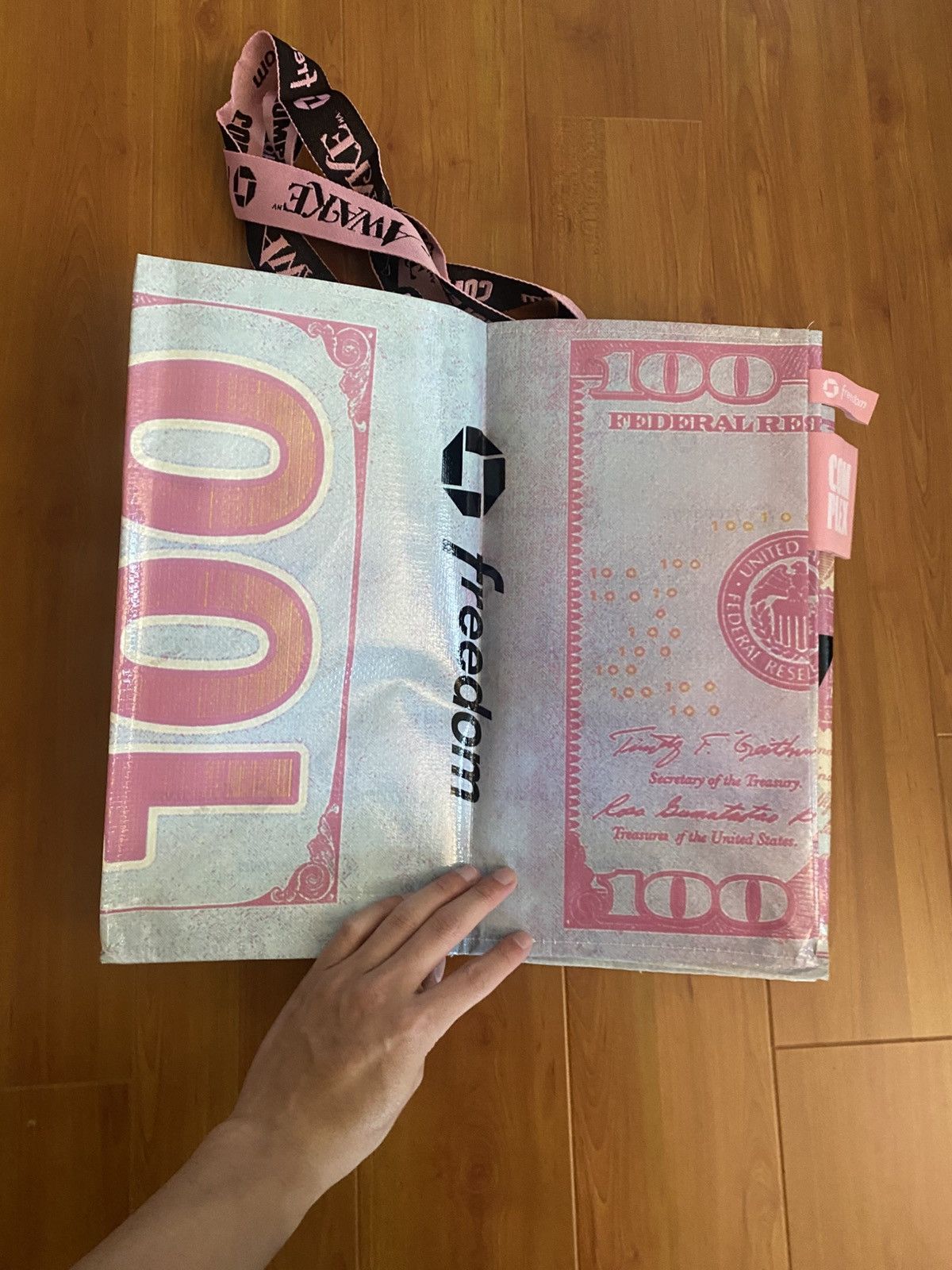 Awake NY Complexcon Exclusive Awake NY Chase Tote Bag Pink Size ONE SIZE - 4 Thumbnail
