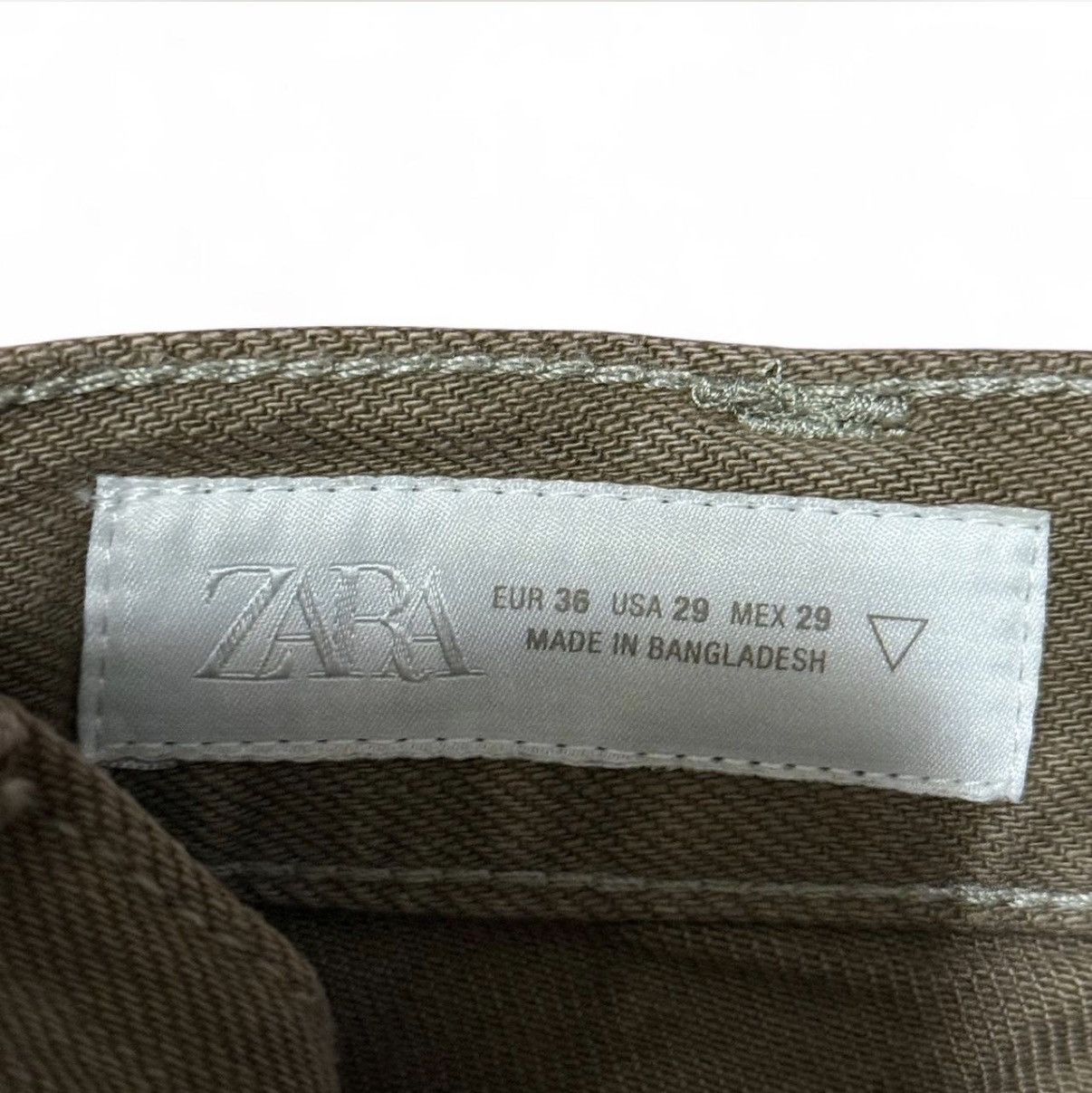 Zara Khaki Zara carpenter shorts Size US 29 - 3 Thumbnail