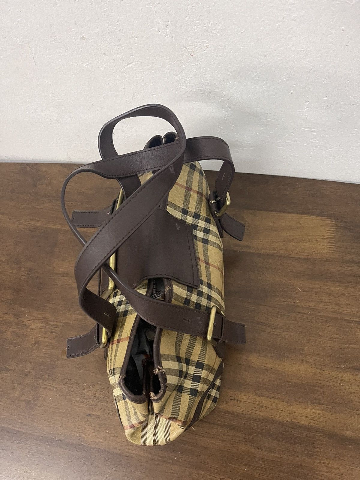 Burberry × Vintage Burberry haymarket nova check shoulder bag (see photo) Size ONE SIZE - 4 Thumbnail